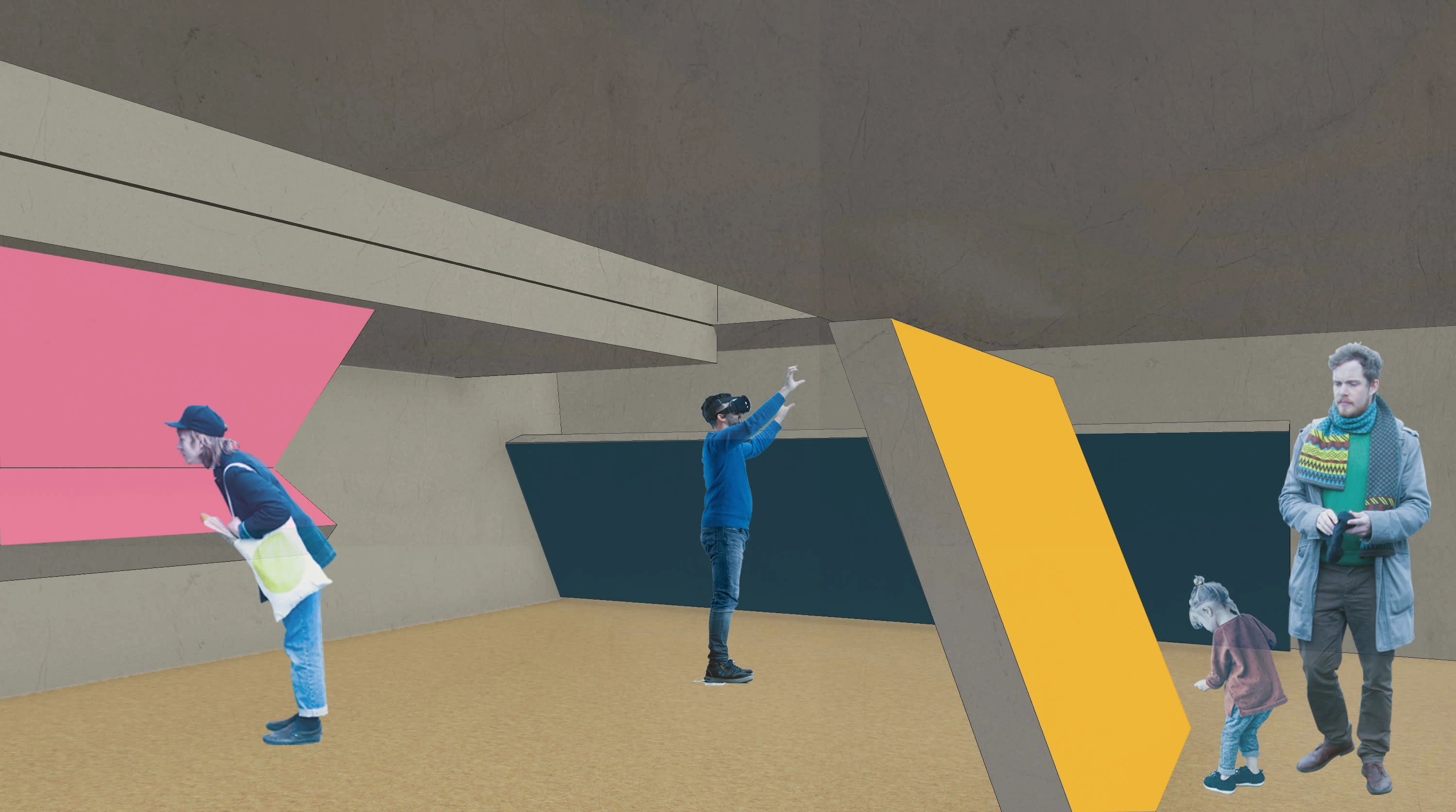 VR experience with Jamie's artwork