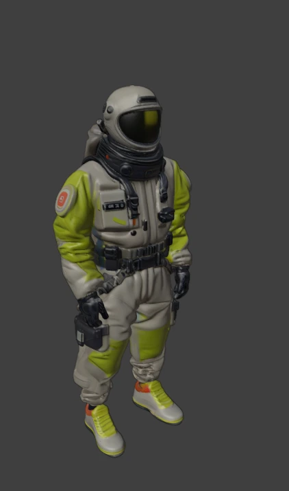 Explorer #2 in Blender