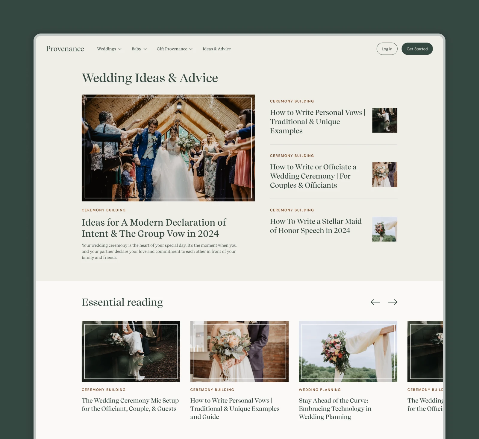 Provenance Blog