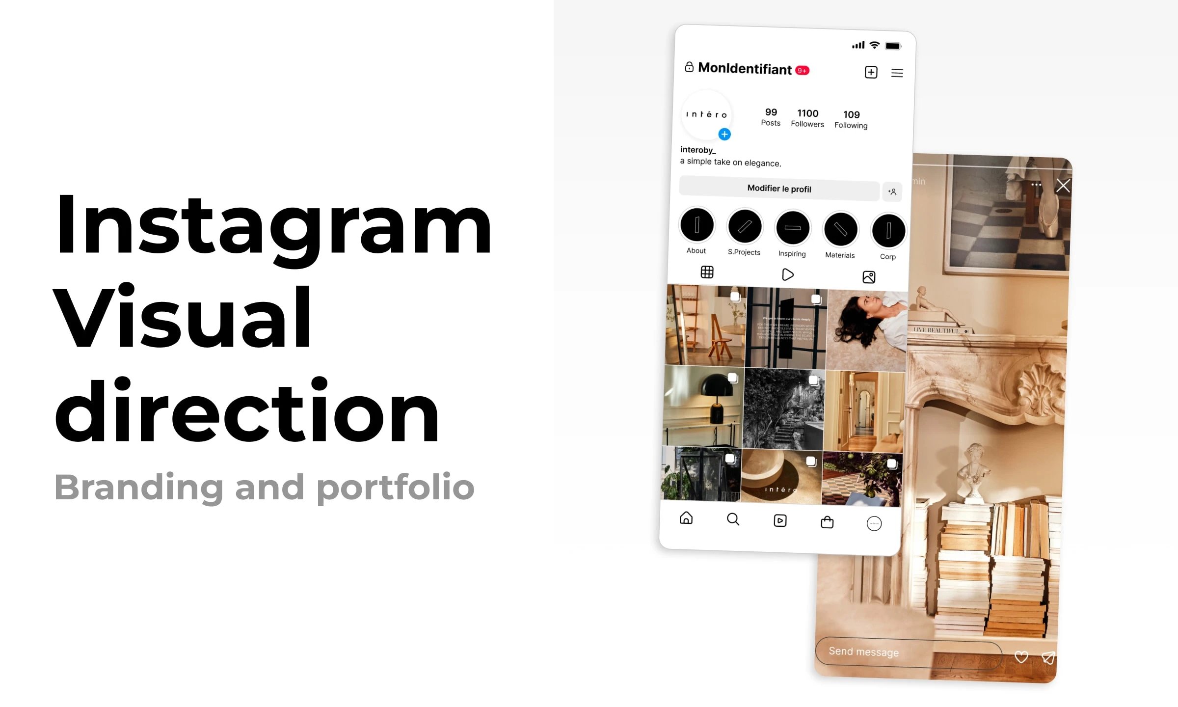 Branding and Visual direction : Building a portfolio by Natasha Zeriker