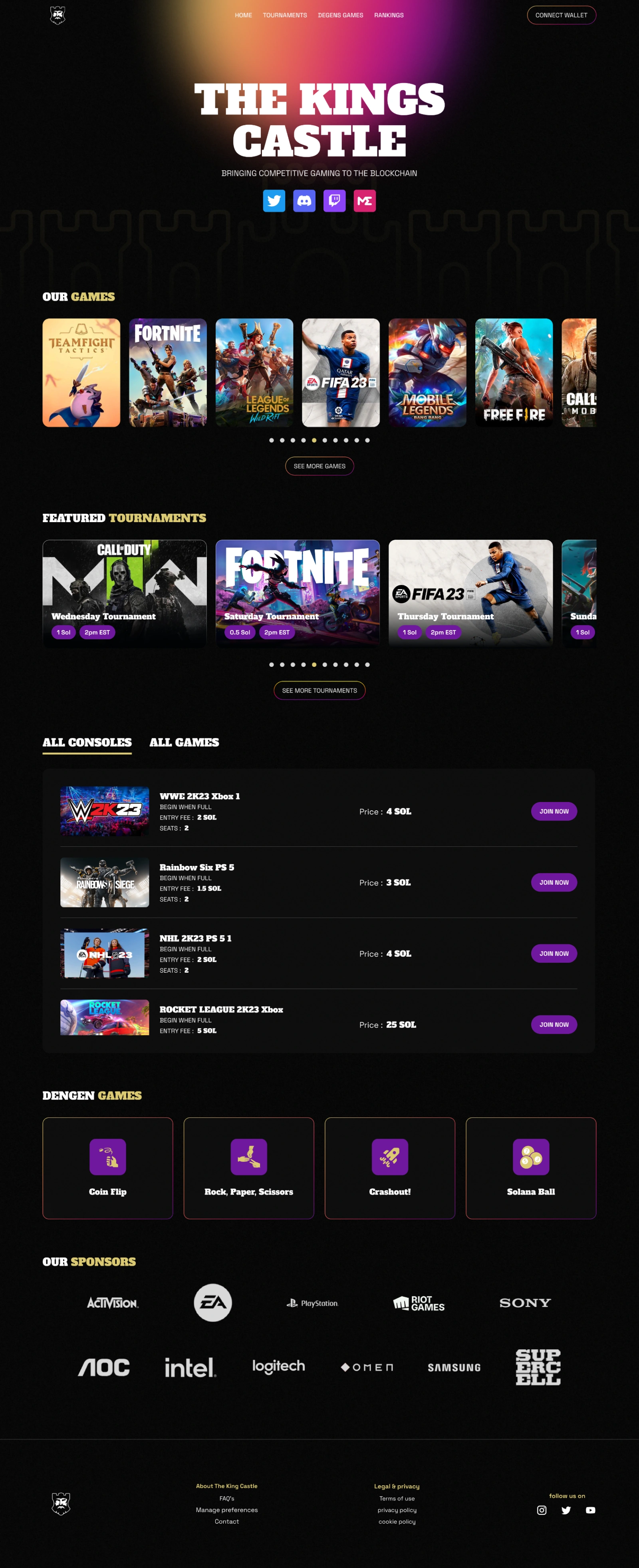 The Kings Castle Homepage