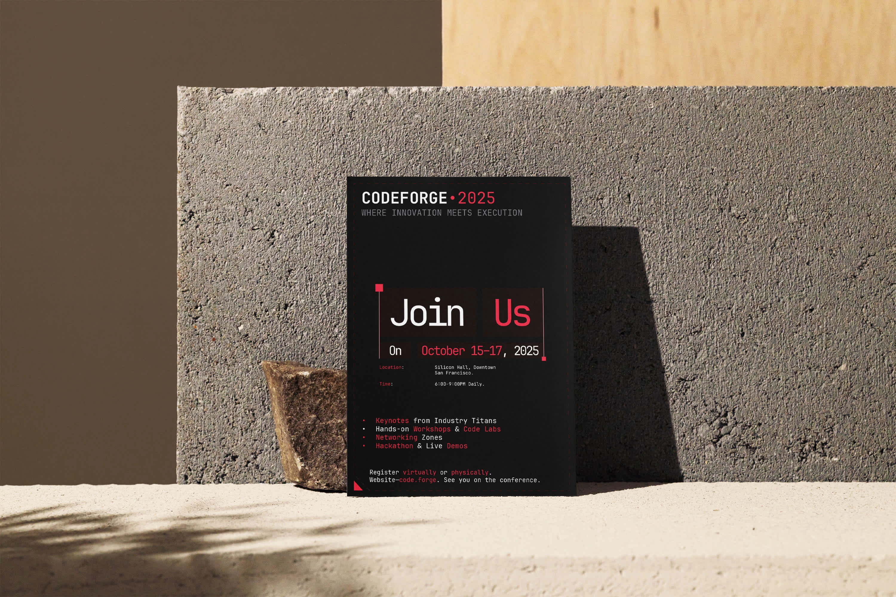 Dev conference Flyer