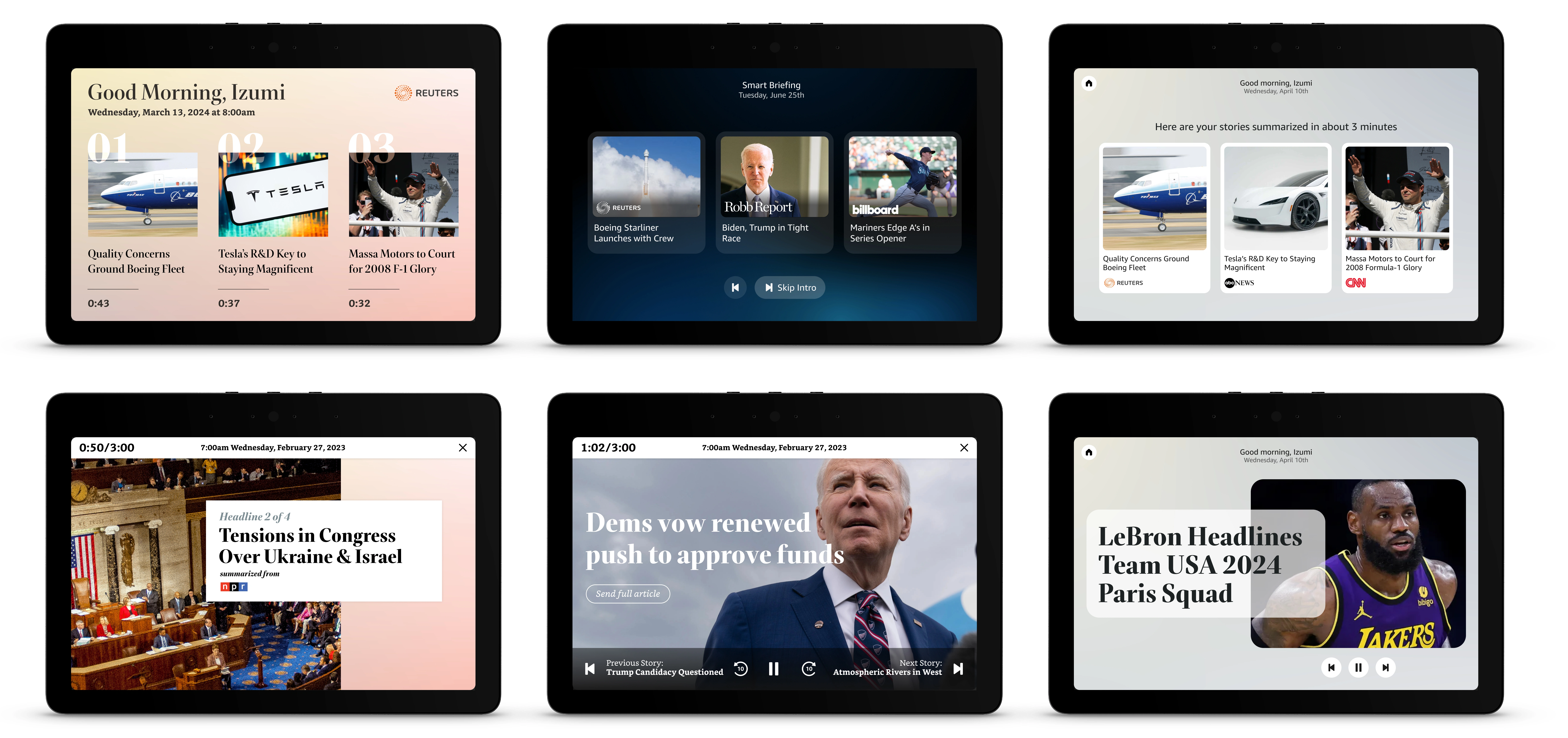 3 columns of visual design explorations.