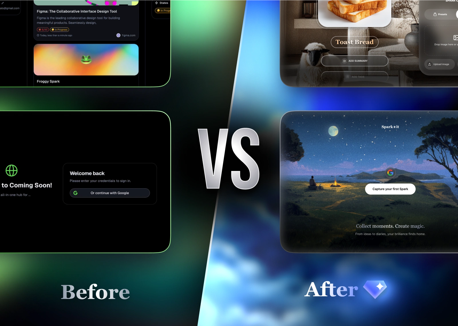 Before and After: Spark.It Custom Design