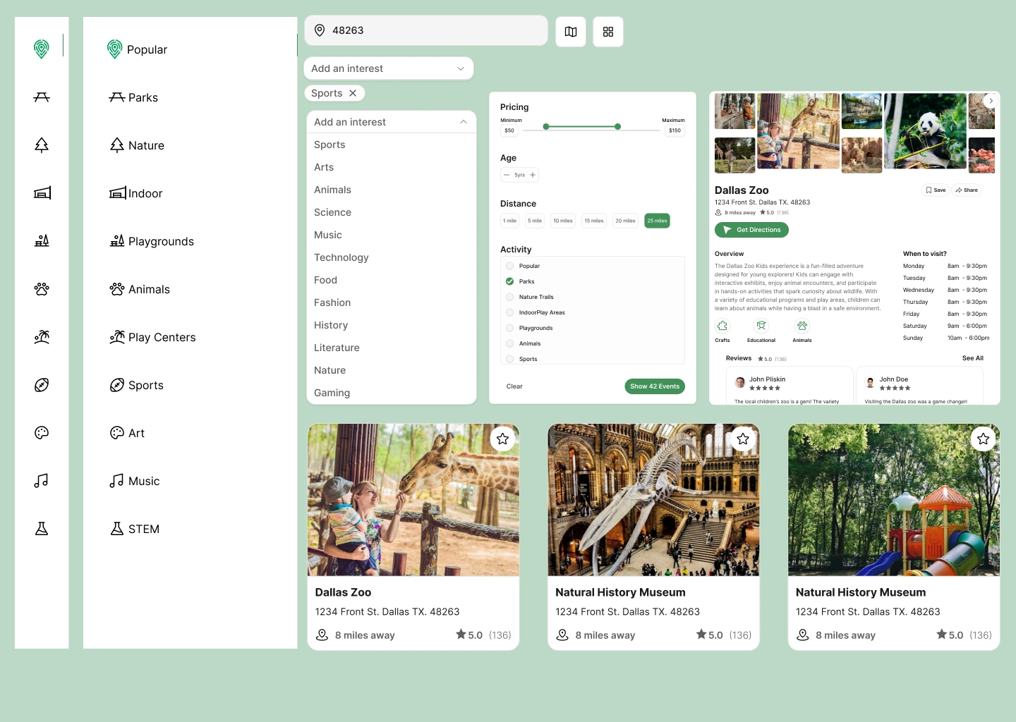 Components used in Nurtr