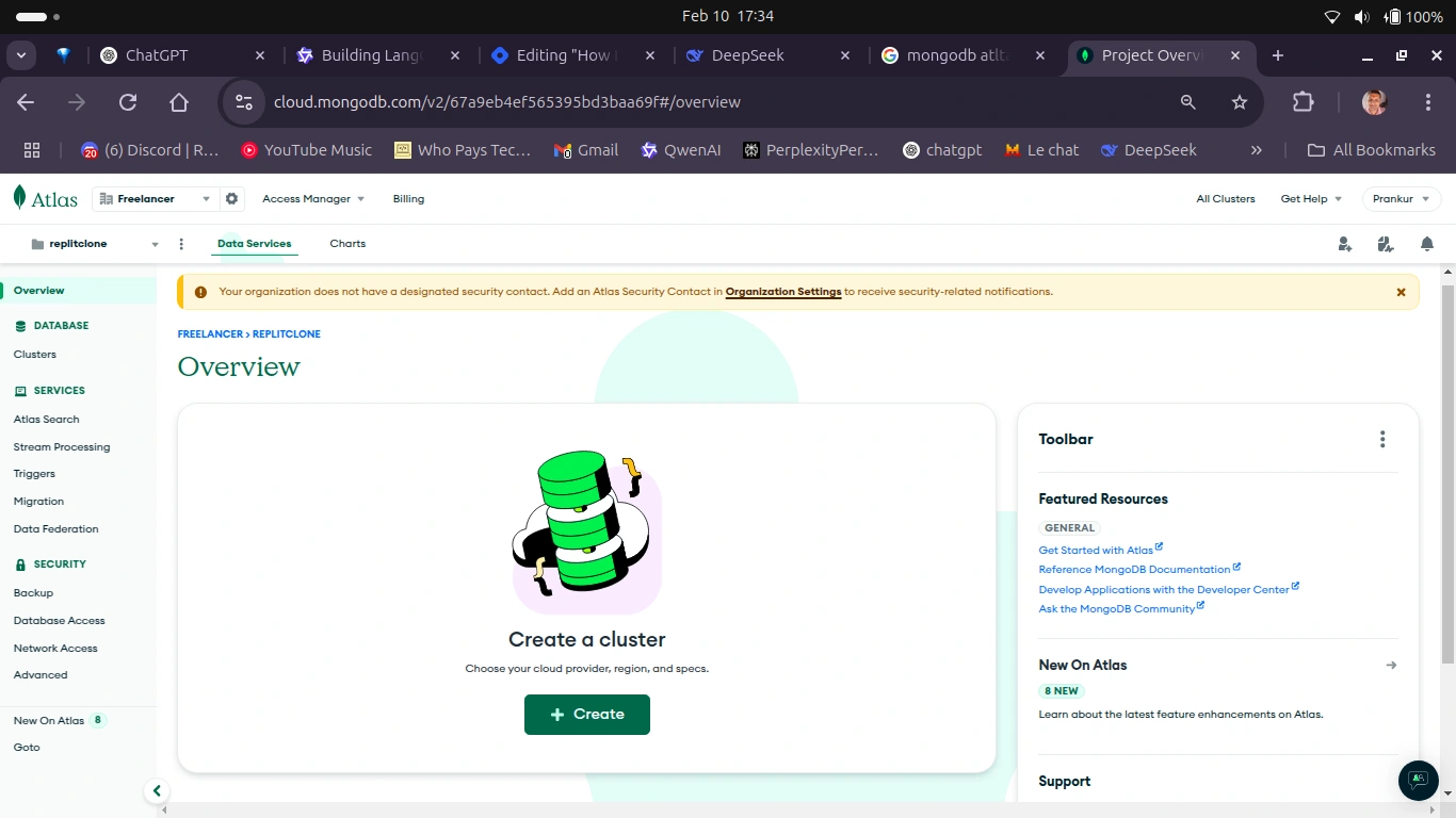 mongodb overview page