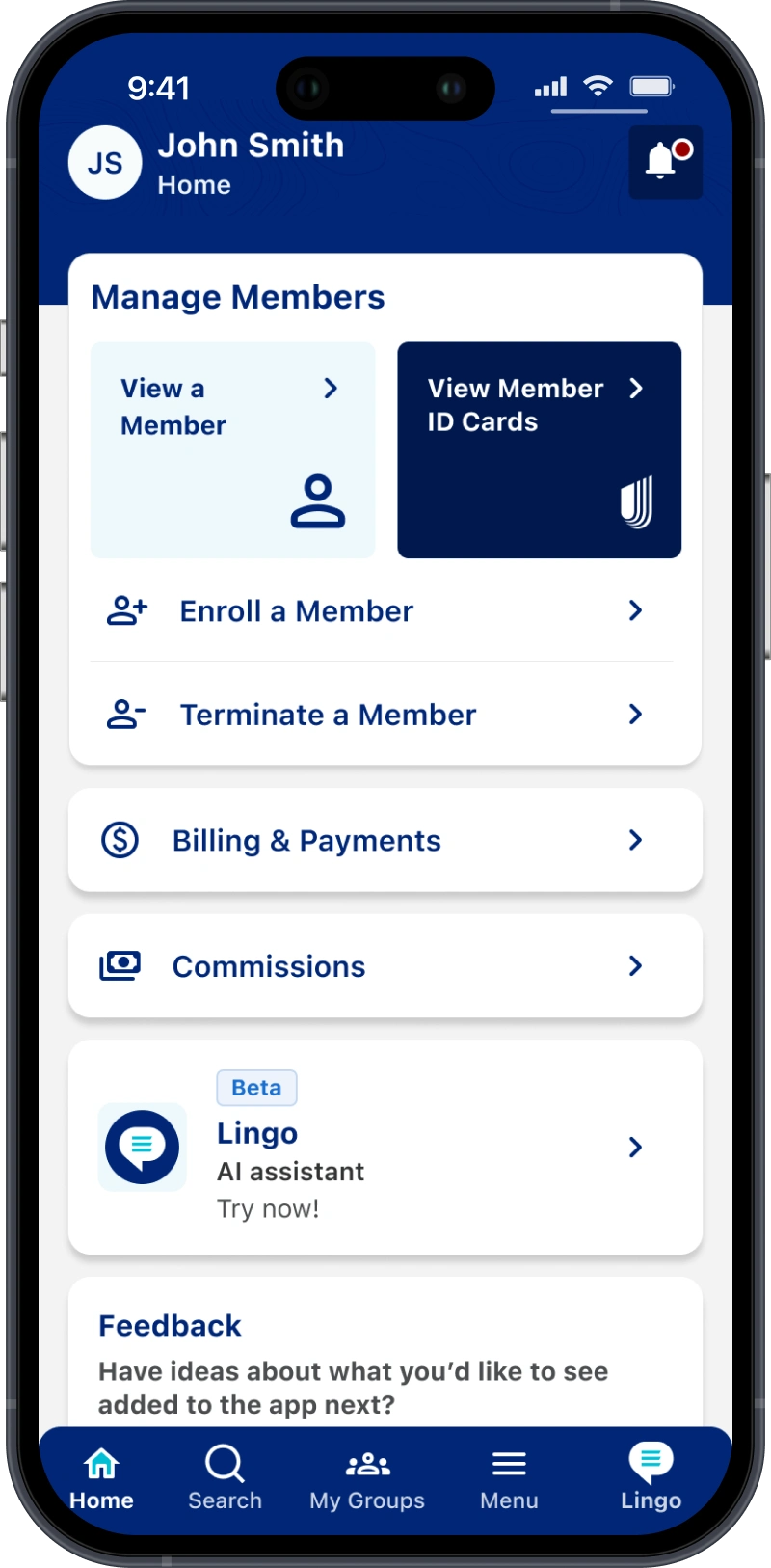 Final Homepage Design
