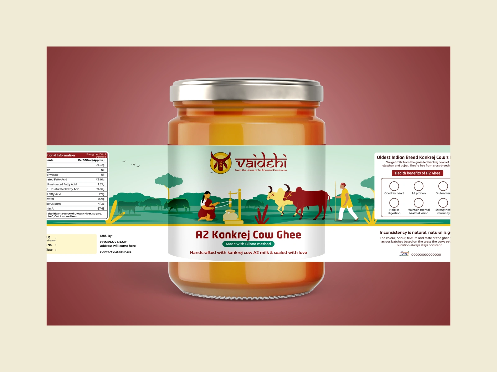 More than packaging, a story of Indian heritage in every drop.