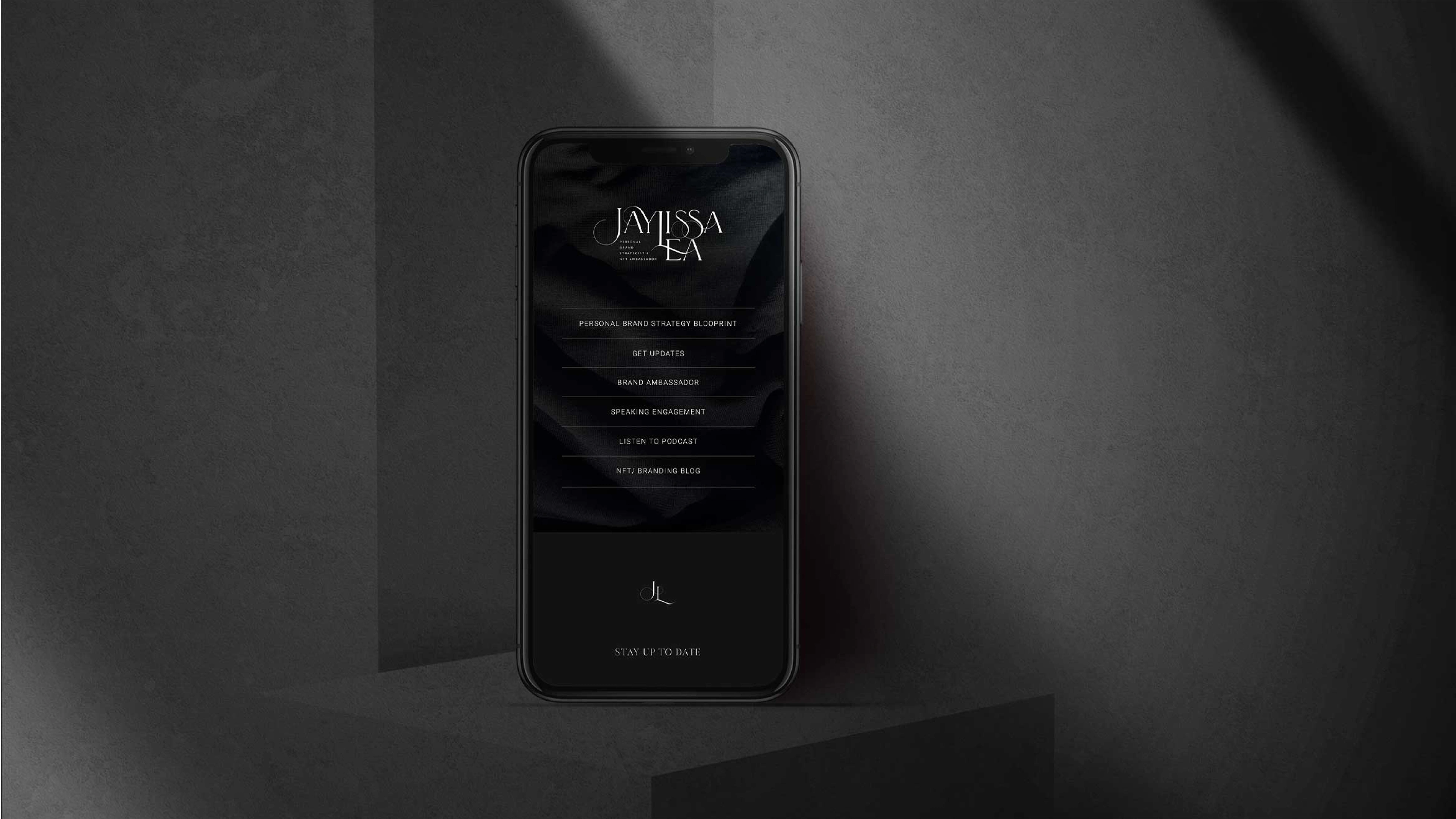 Website mobile version concept