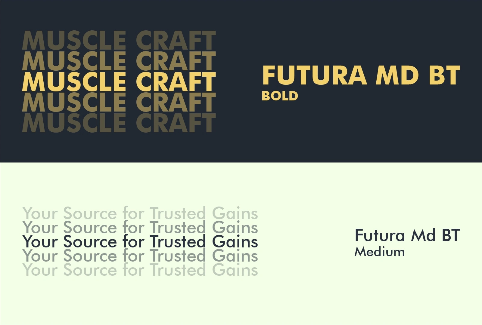 Muscle Craft - Typography