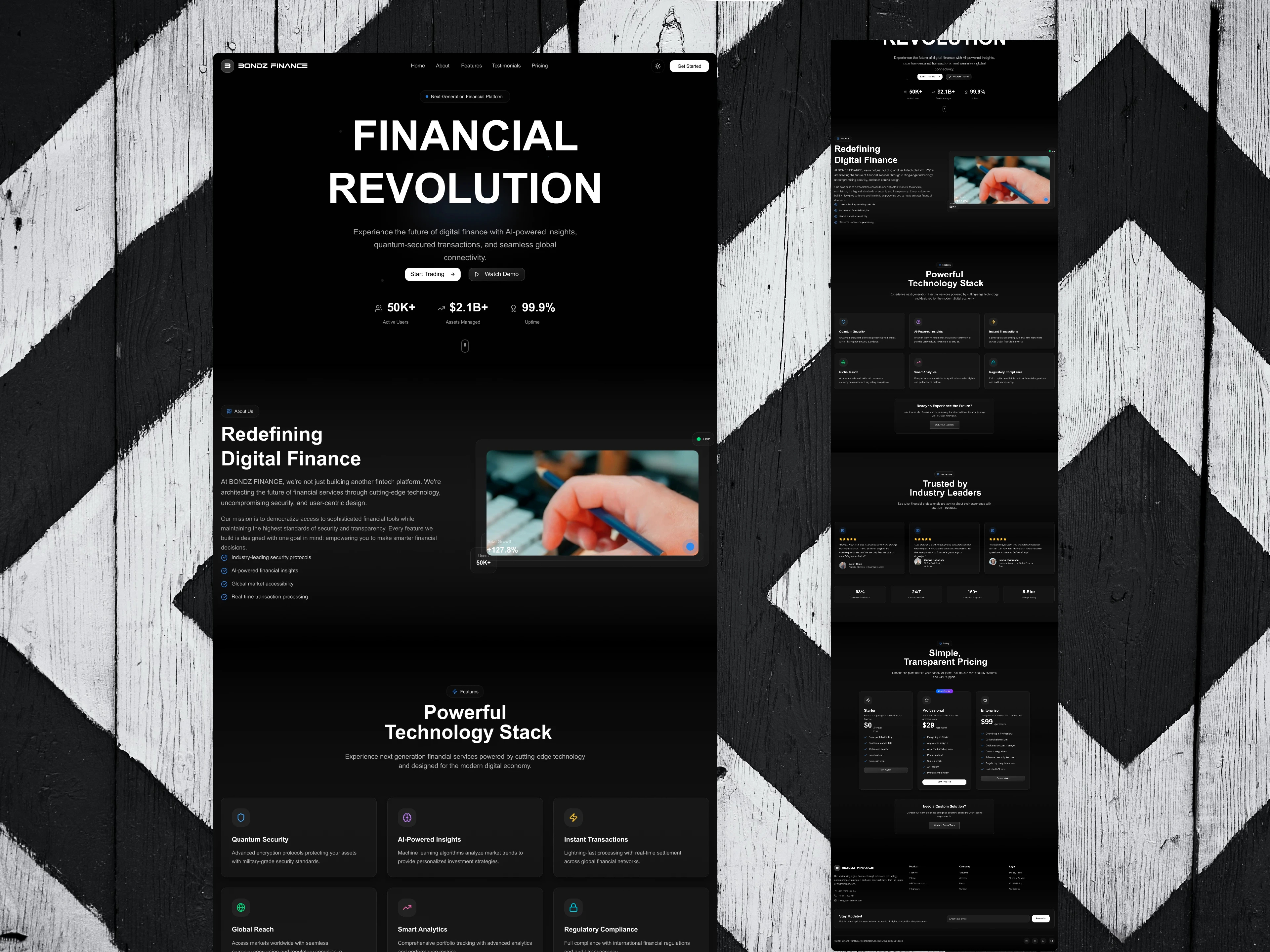 Figma Project UI Mockup
