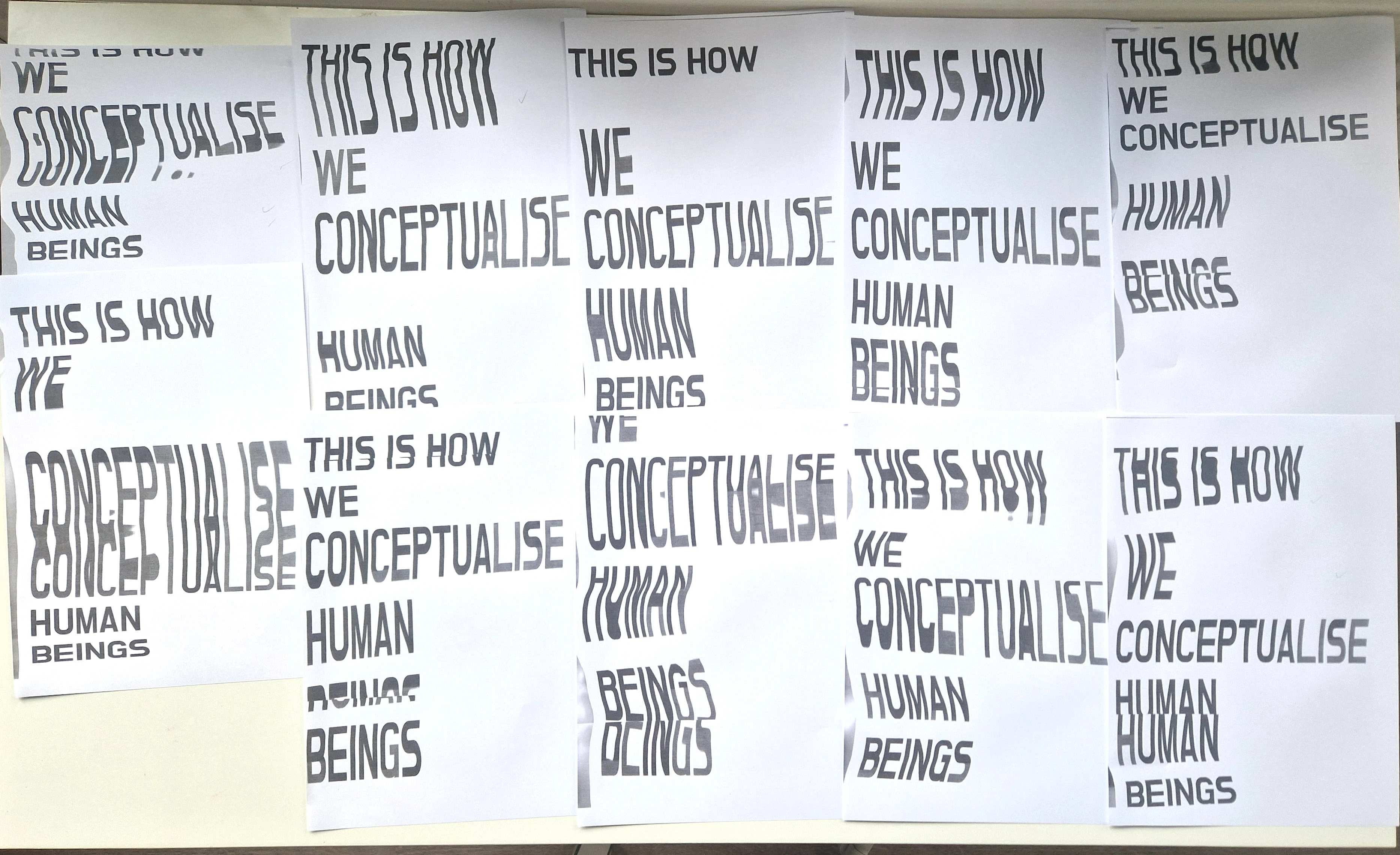 More distorted text by scanner