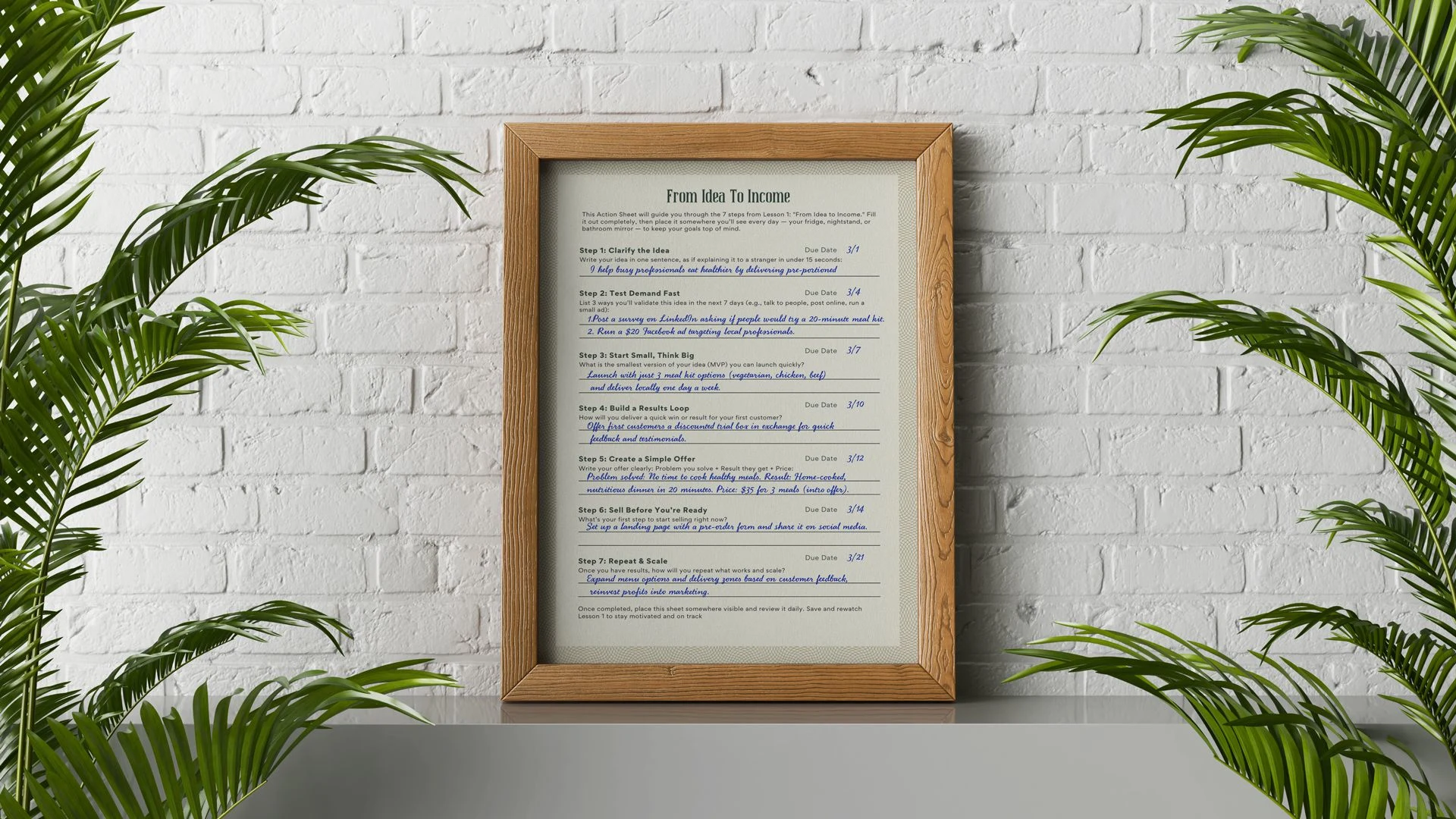 Lesson 1 - Action Sheet