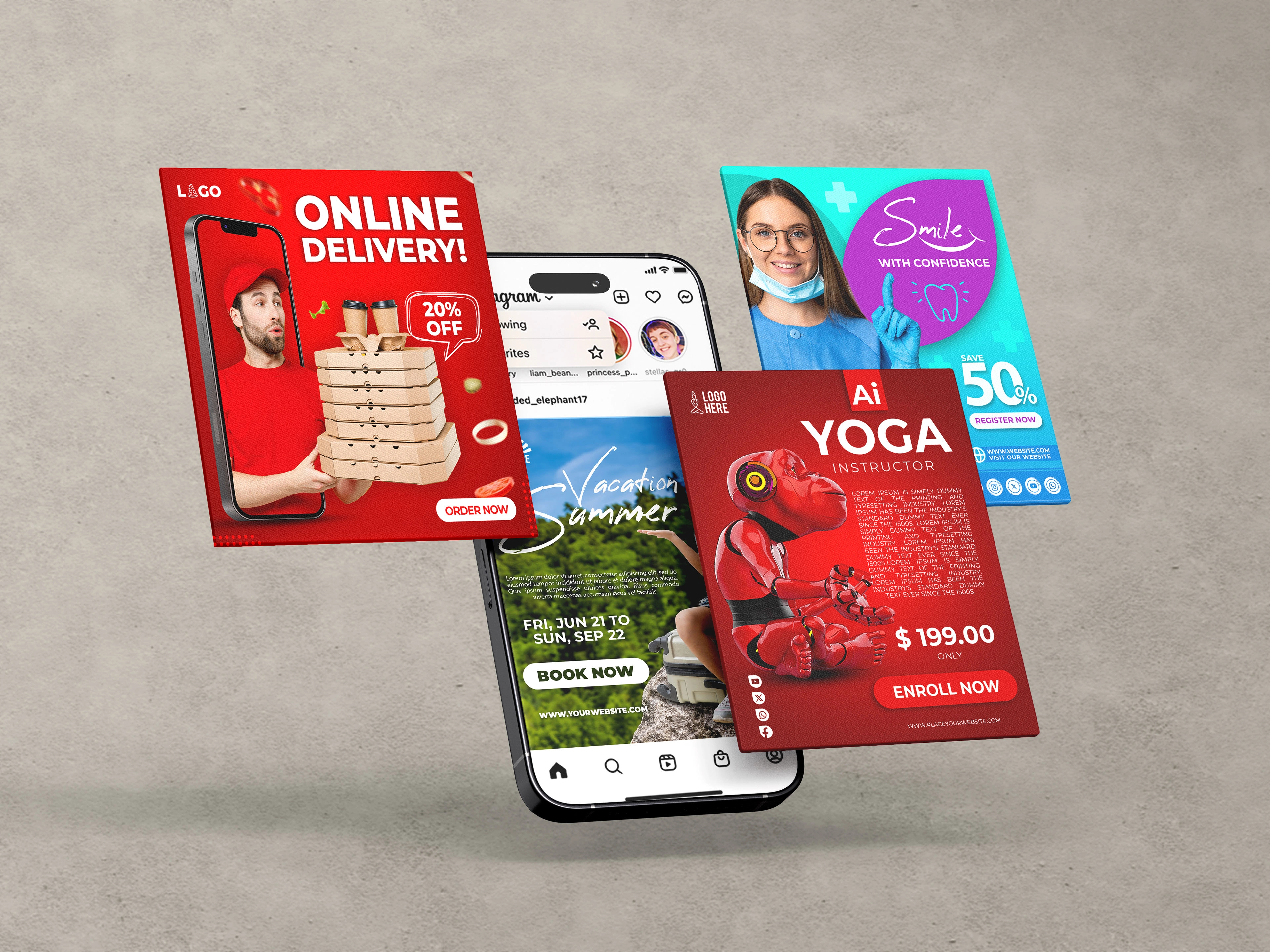Creative Social Media Post Designs – Awareness, Sales & Lifestyle Campaigns