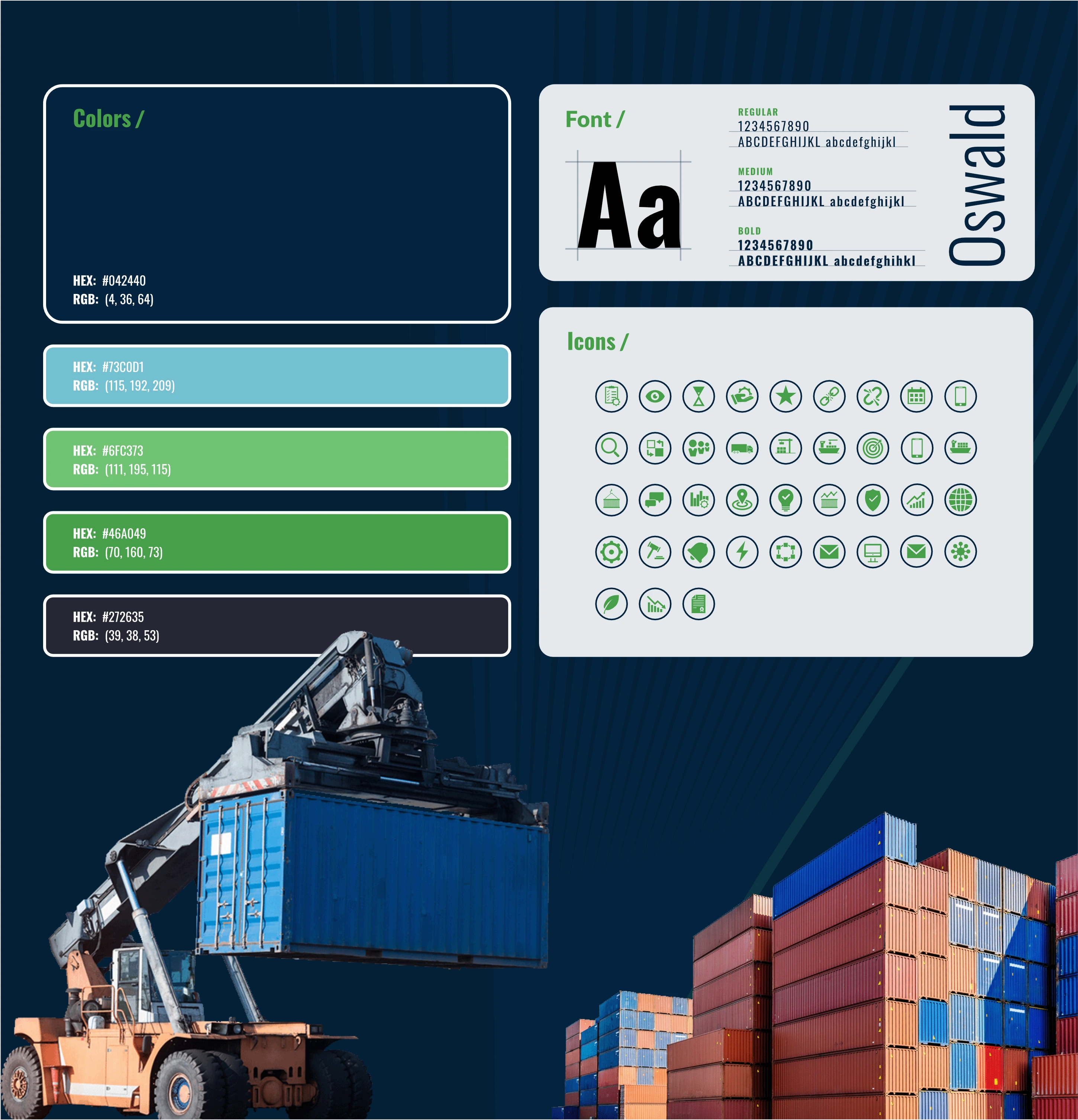 Branding Colors, Font, Imagery