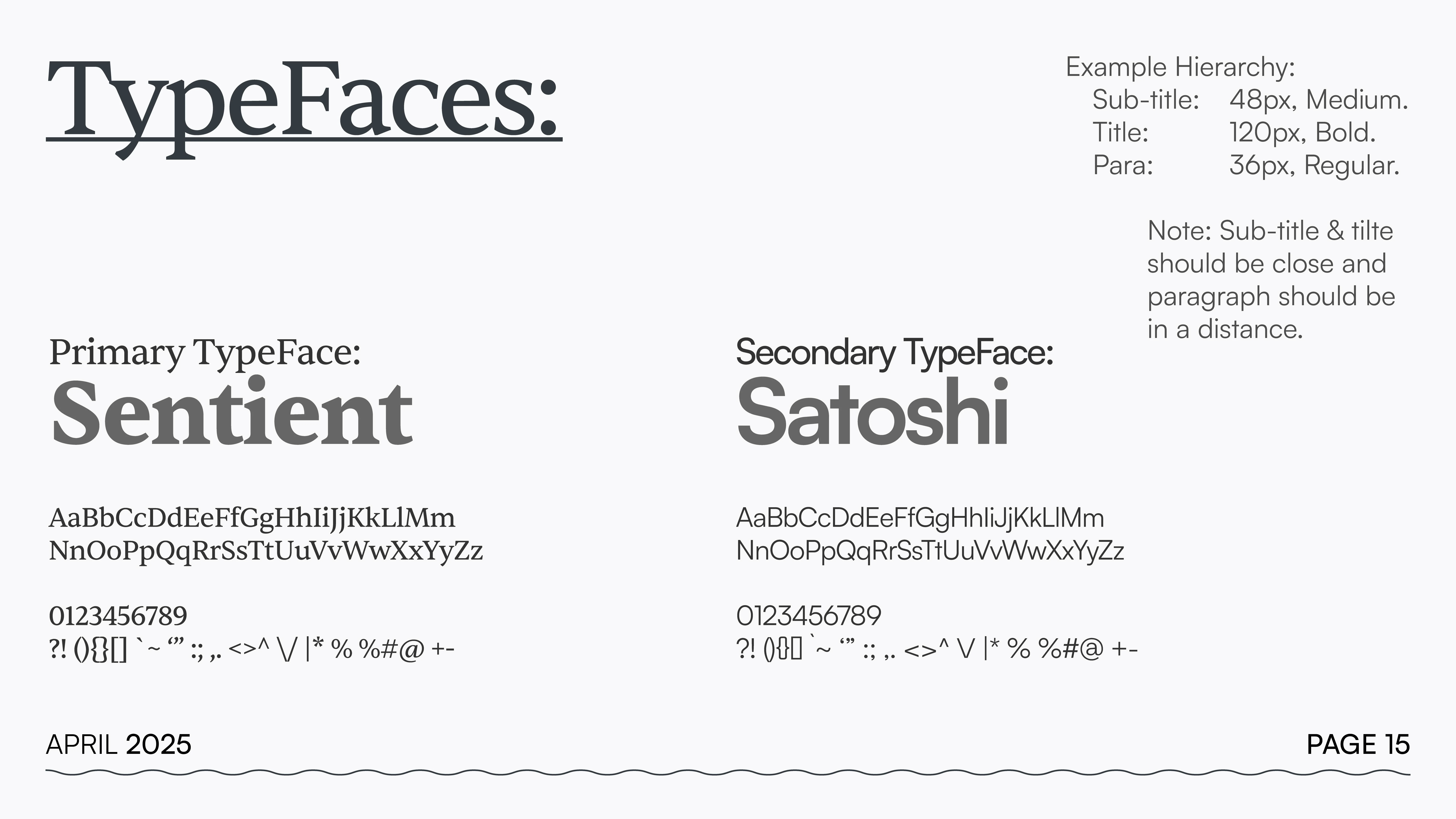 4.1 Typefaces