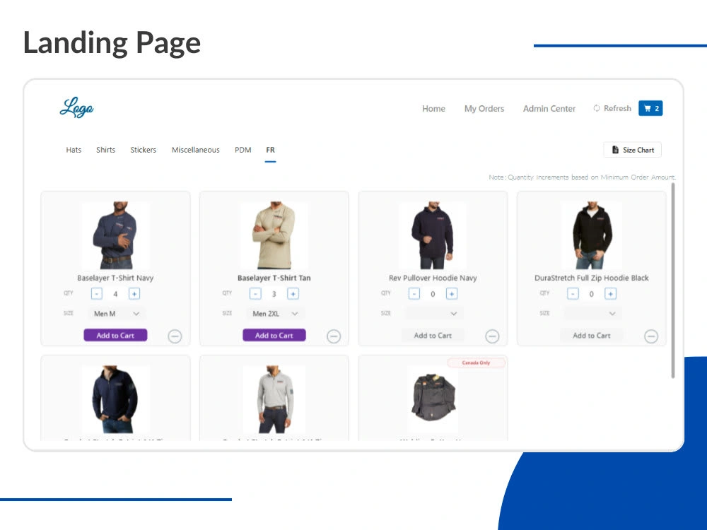 Landing Page