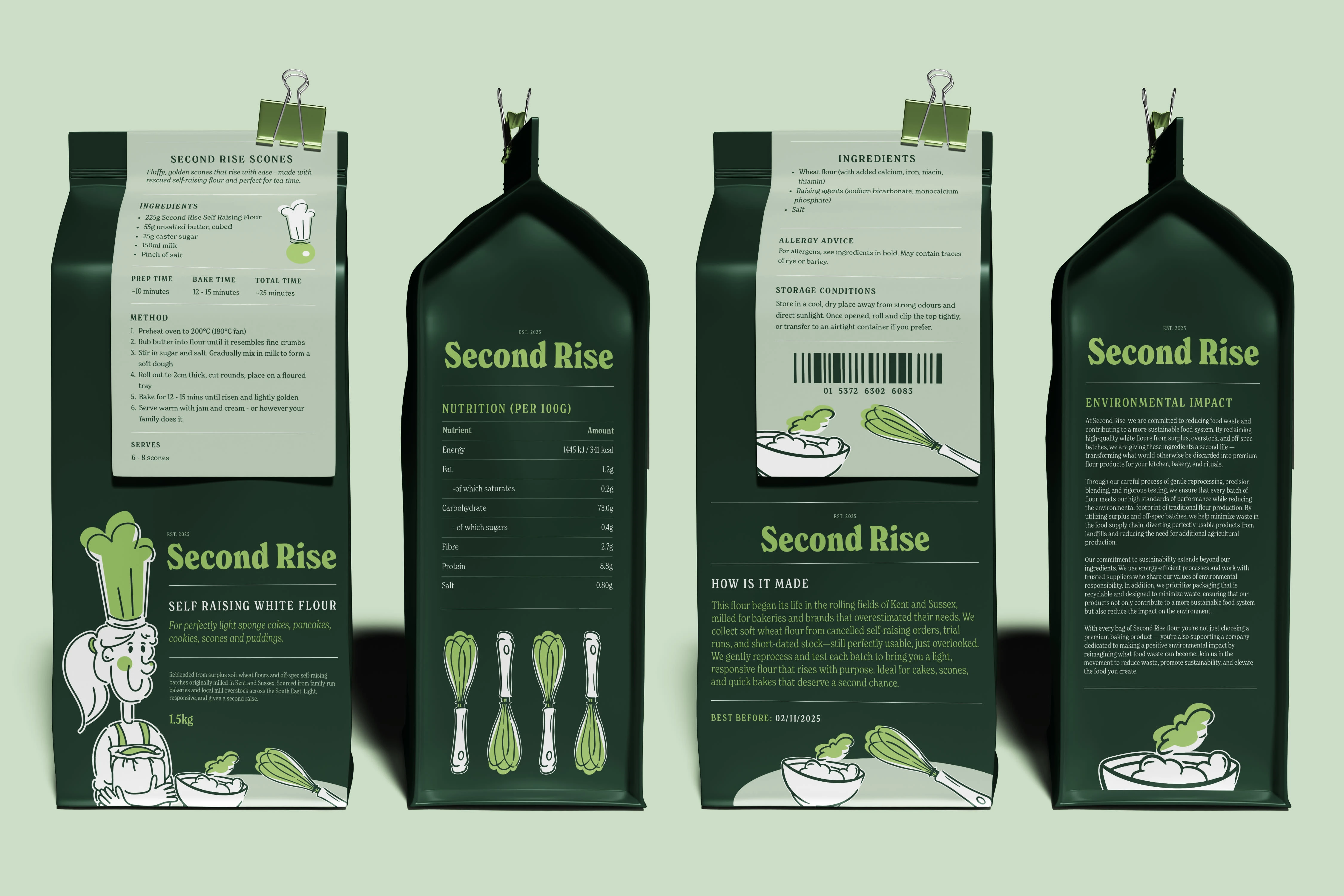 Self Raising White Flour Packaging