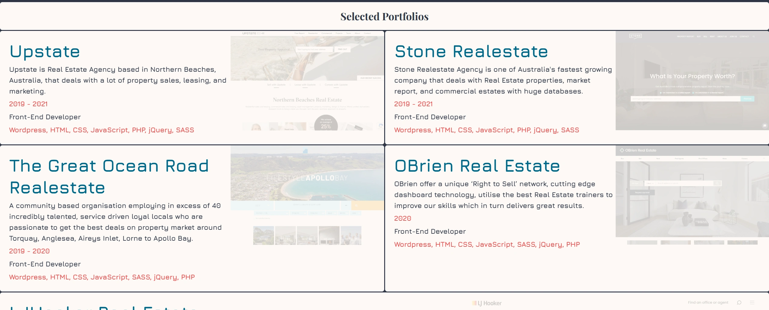 8+ years of front end development experience give me the go-to skill to bring your design into real website that converts