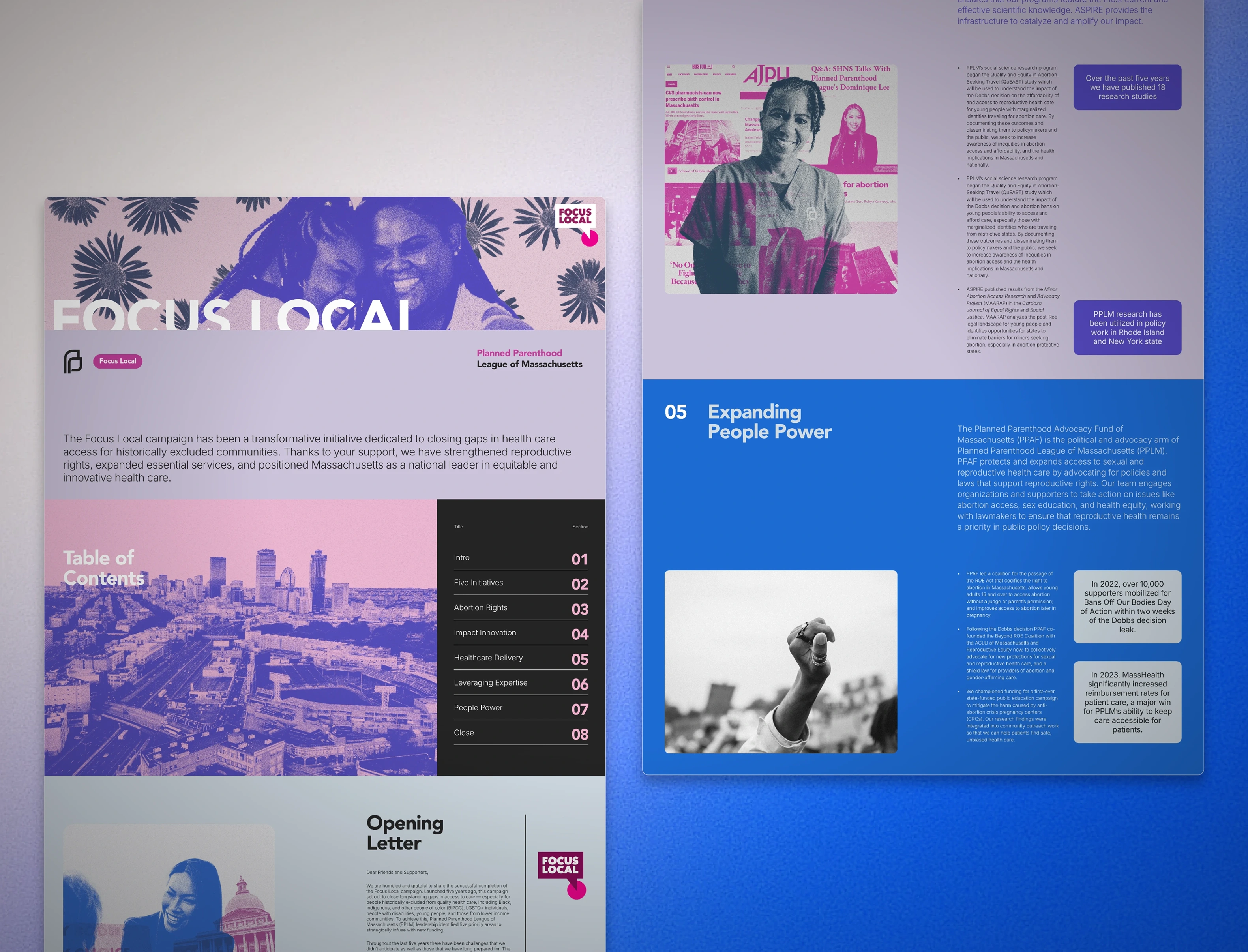 Full landing page preview