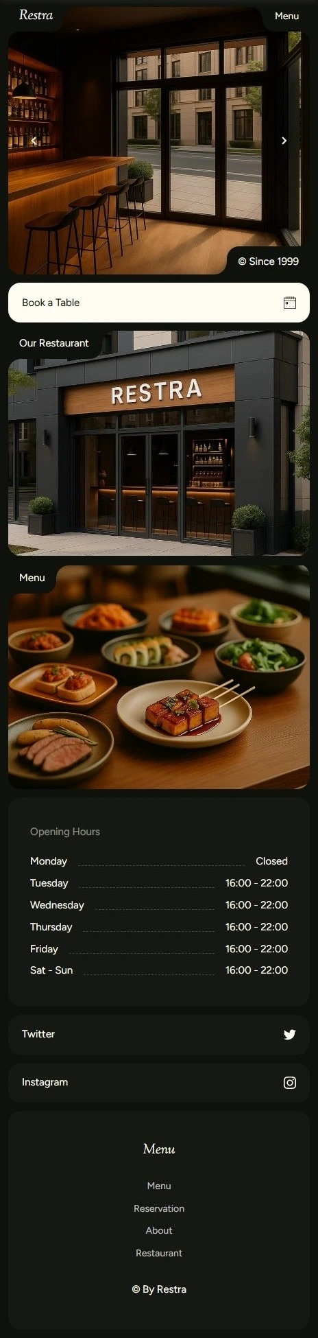 Mobile layout