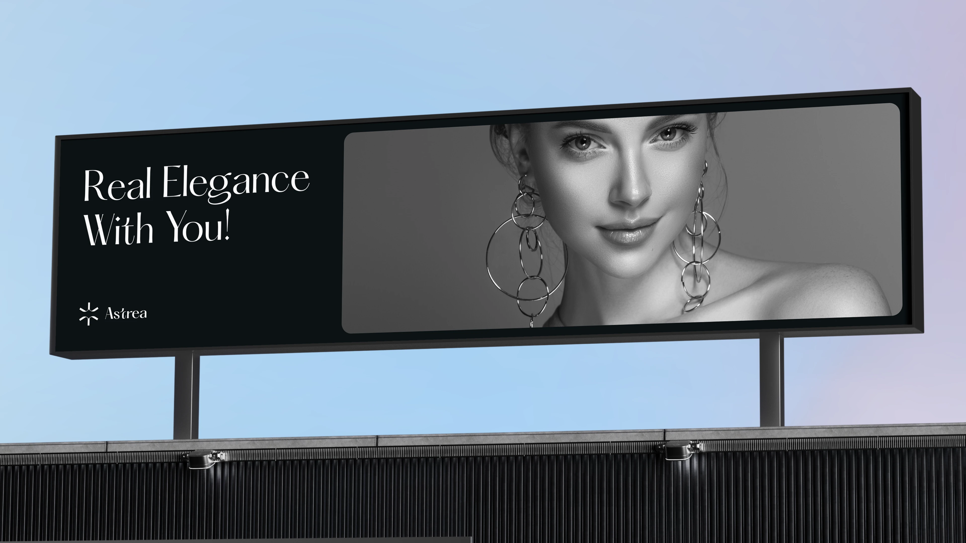 Billboard mockup for brand's presentation