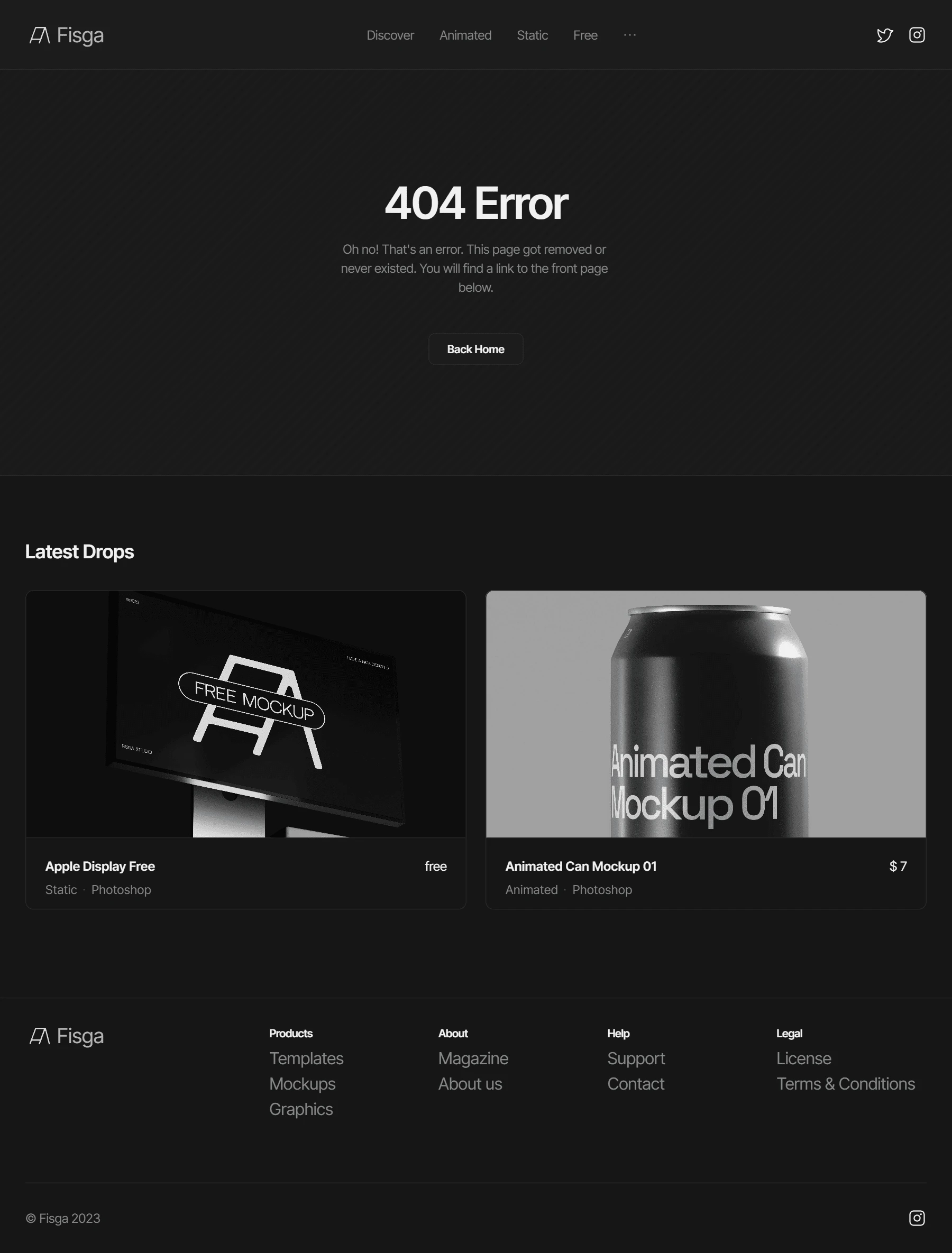 404 Page