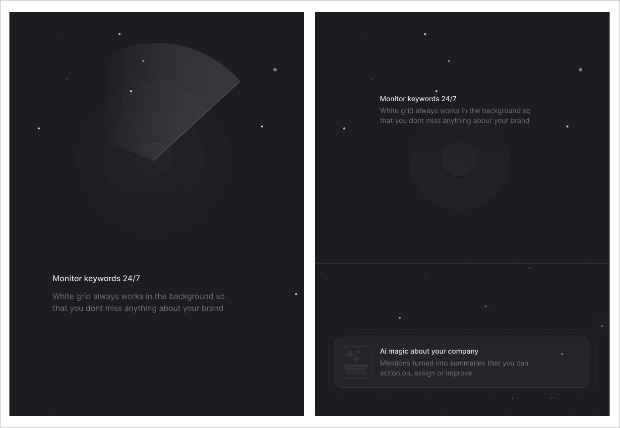 Marketing templates & Visual direction for the product