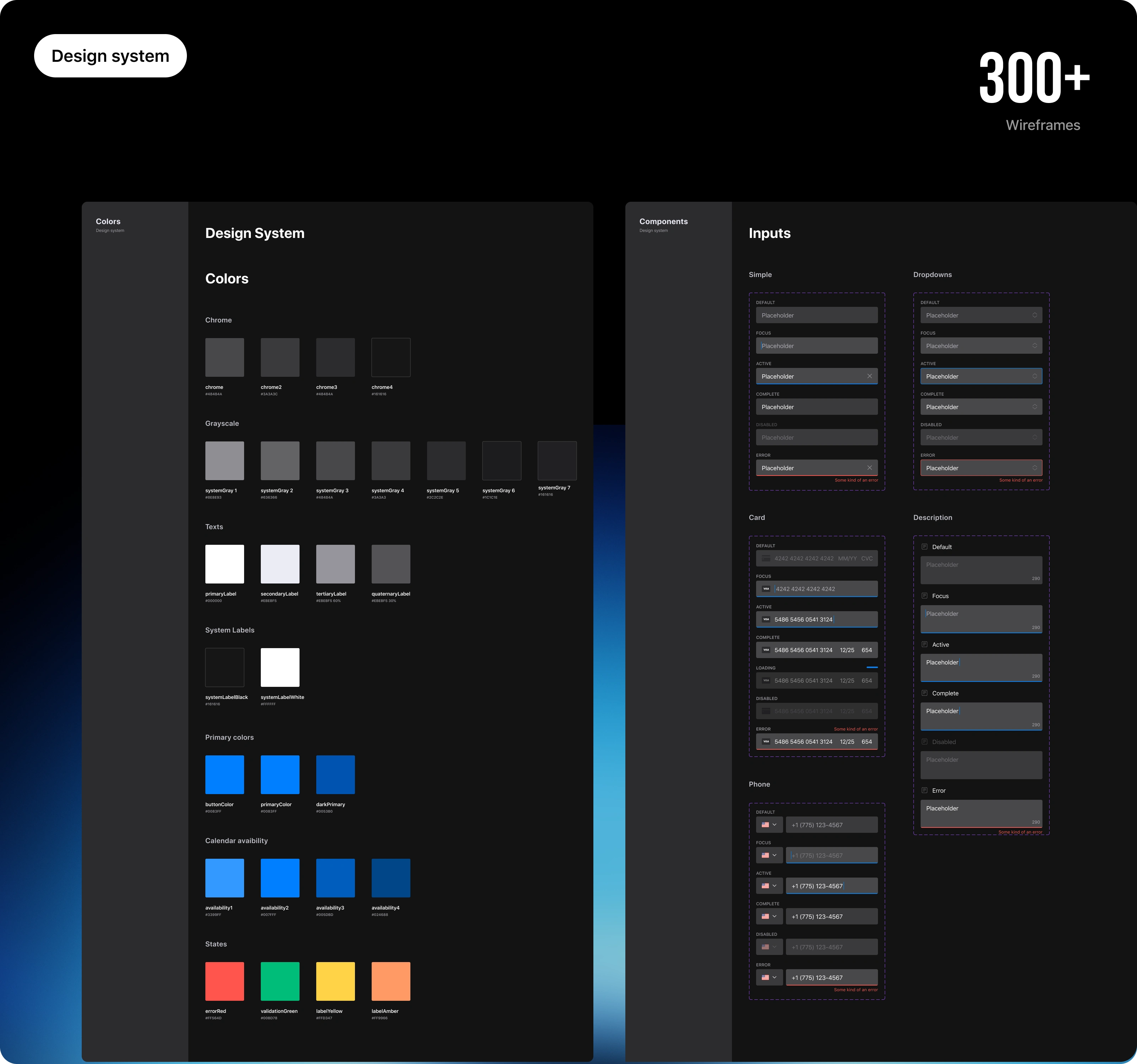 Robust design system that contains more than 600+ components