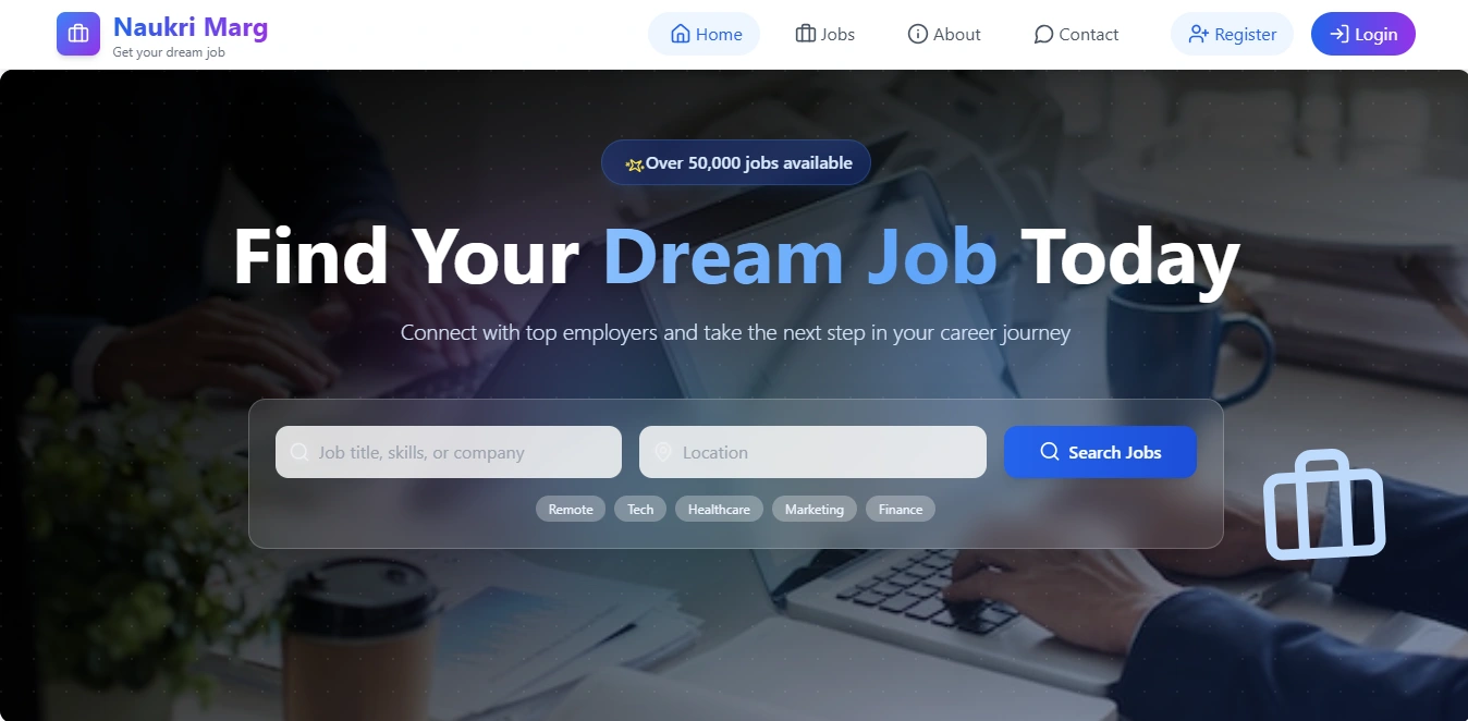 A website to find jobs