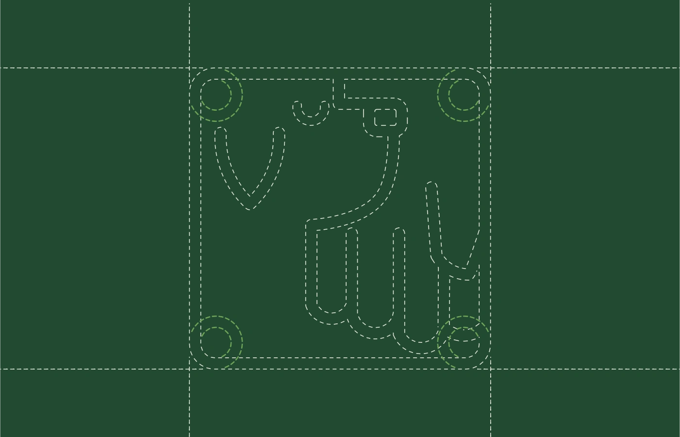 The Final logo was designed to create a sense of balance—a comforting and welcoming logo. 