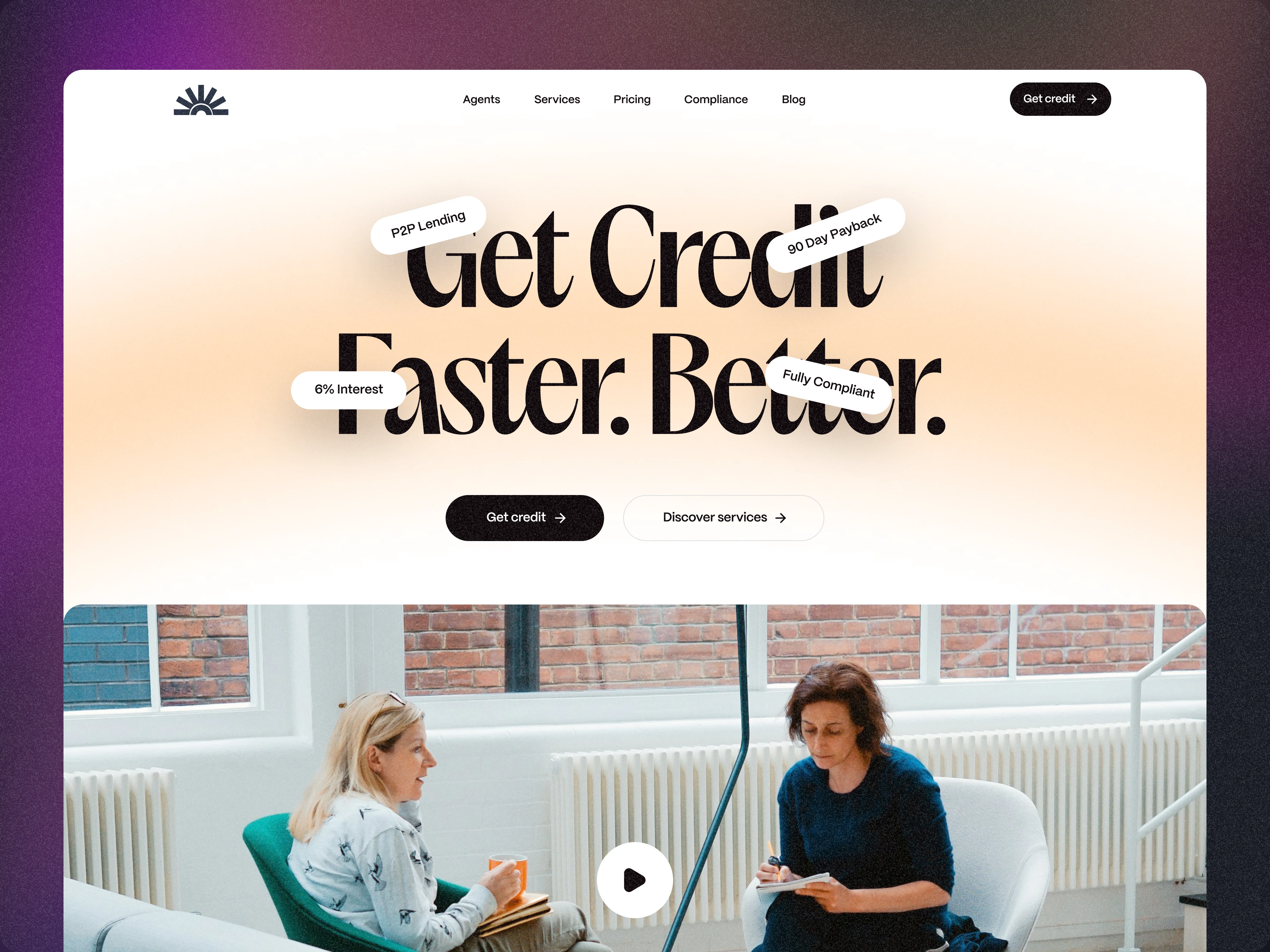 CreditCub Landing Page