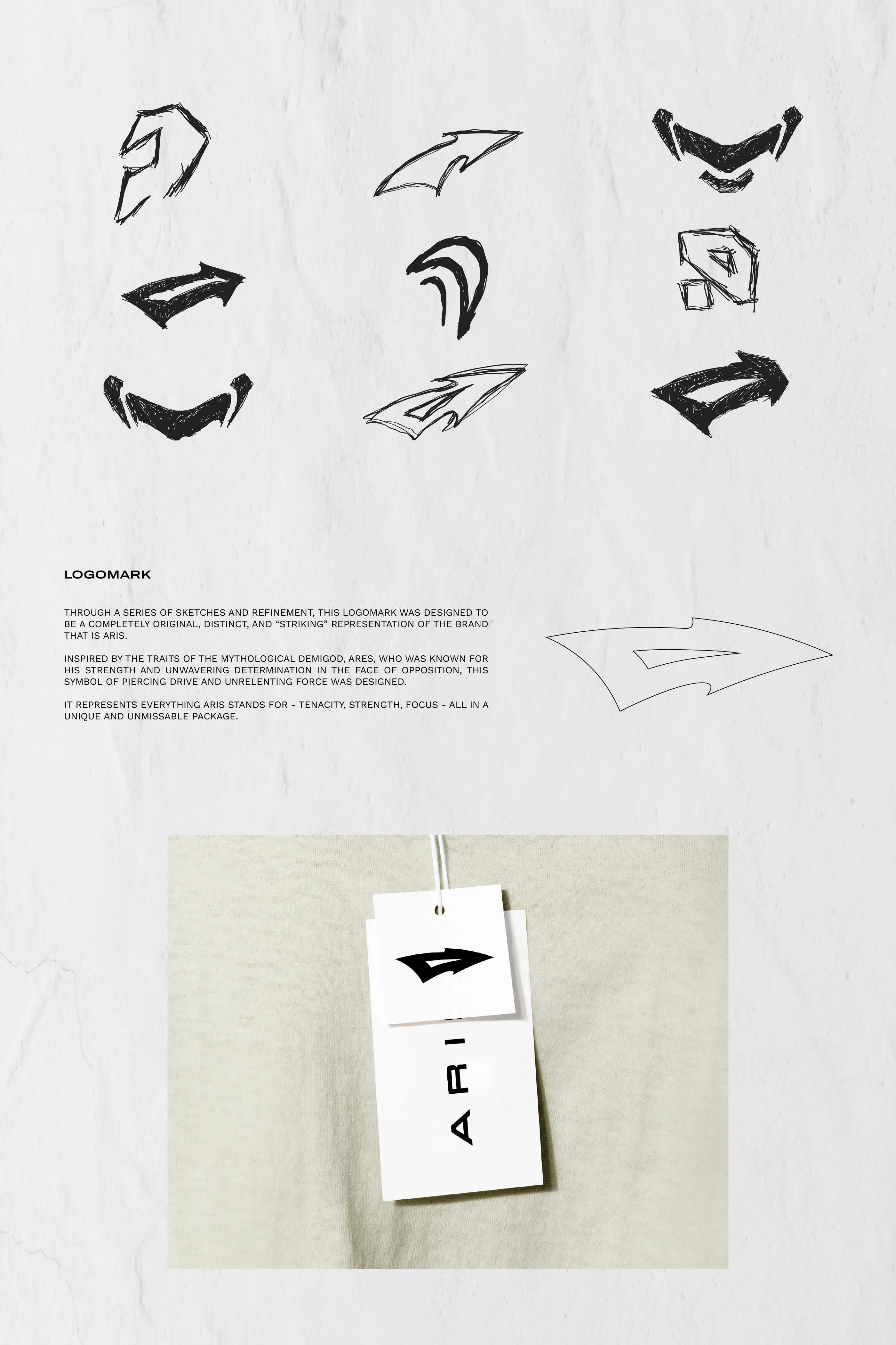 Custom Logomark/Logo Icon Explained with Original Sketches.
