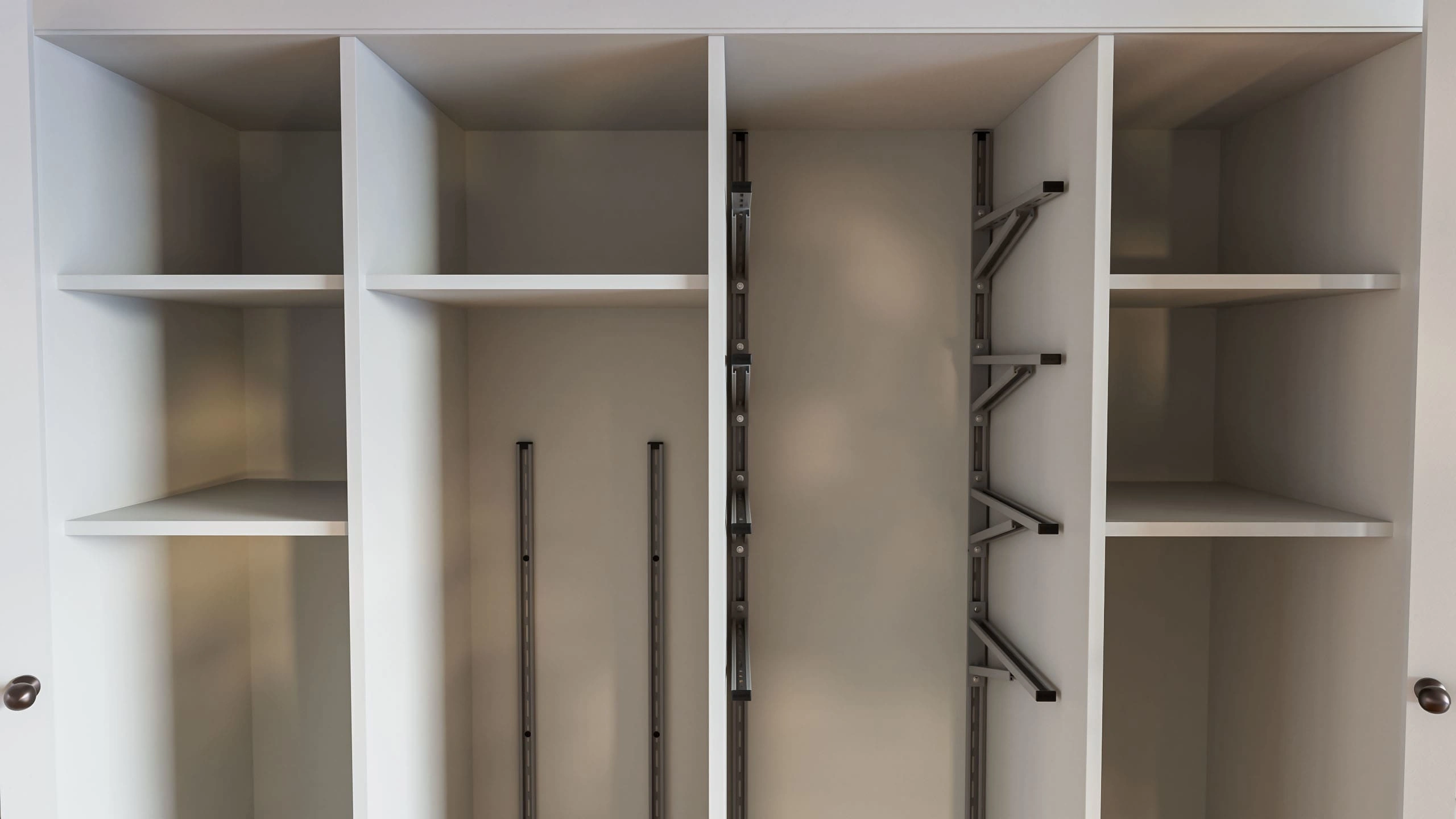 Laundry Closet Organized with Ezyracks - Close Up Shot A1