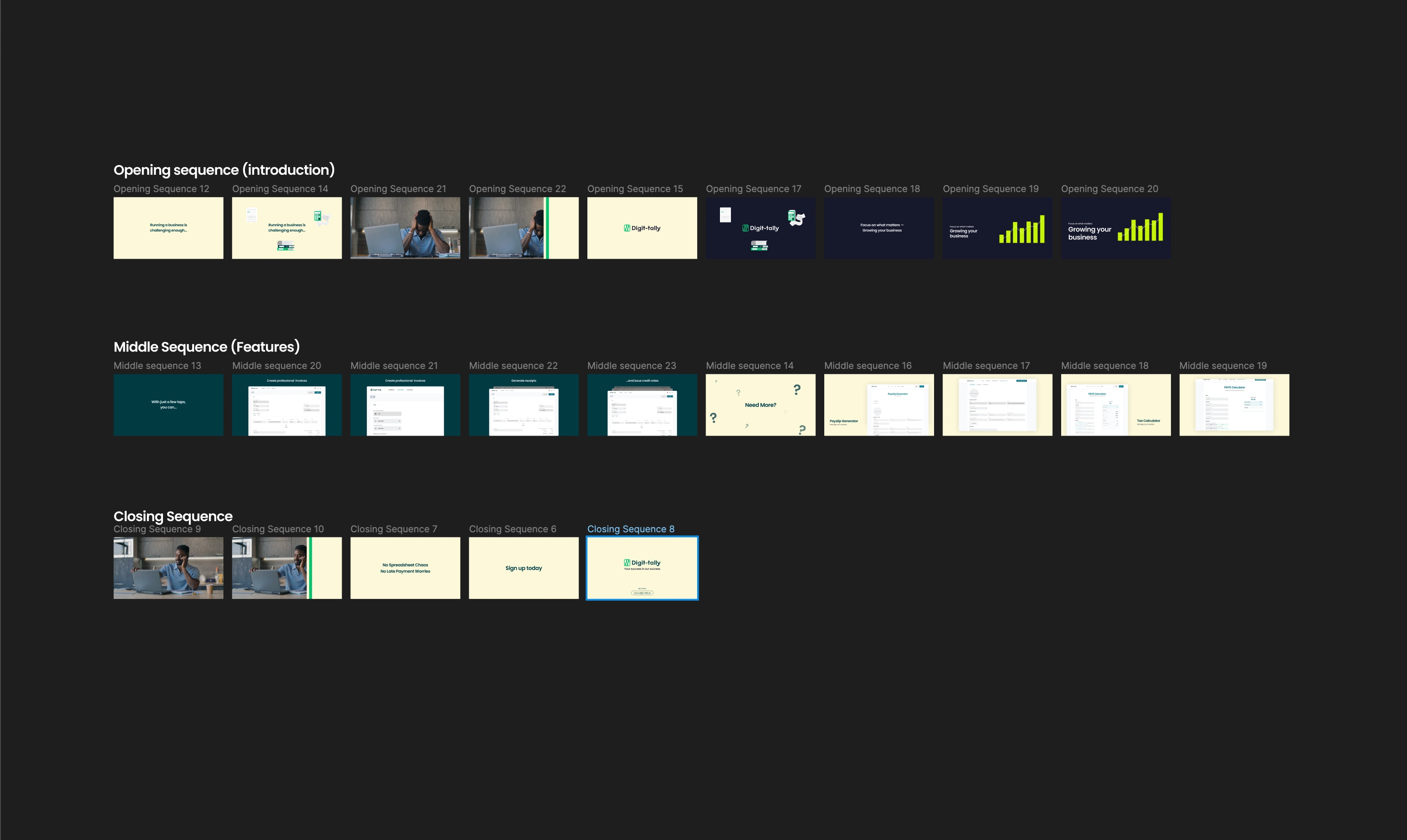 Final Storyboard direction after 2 reviews