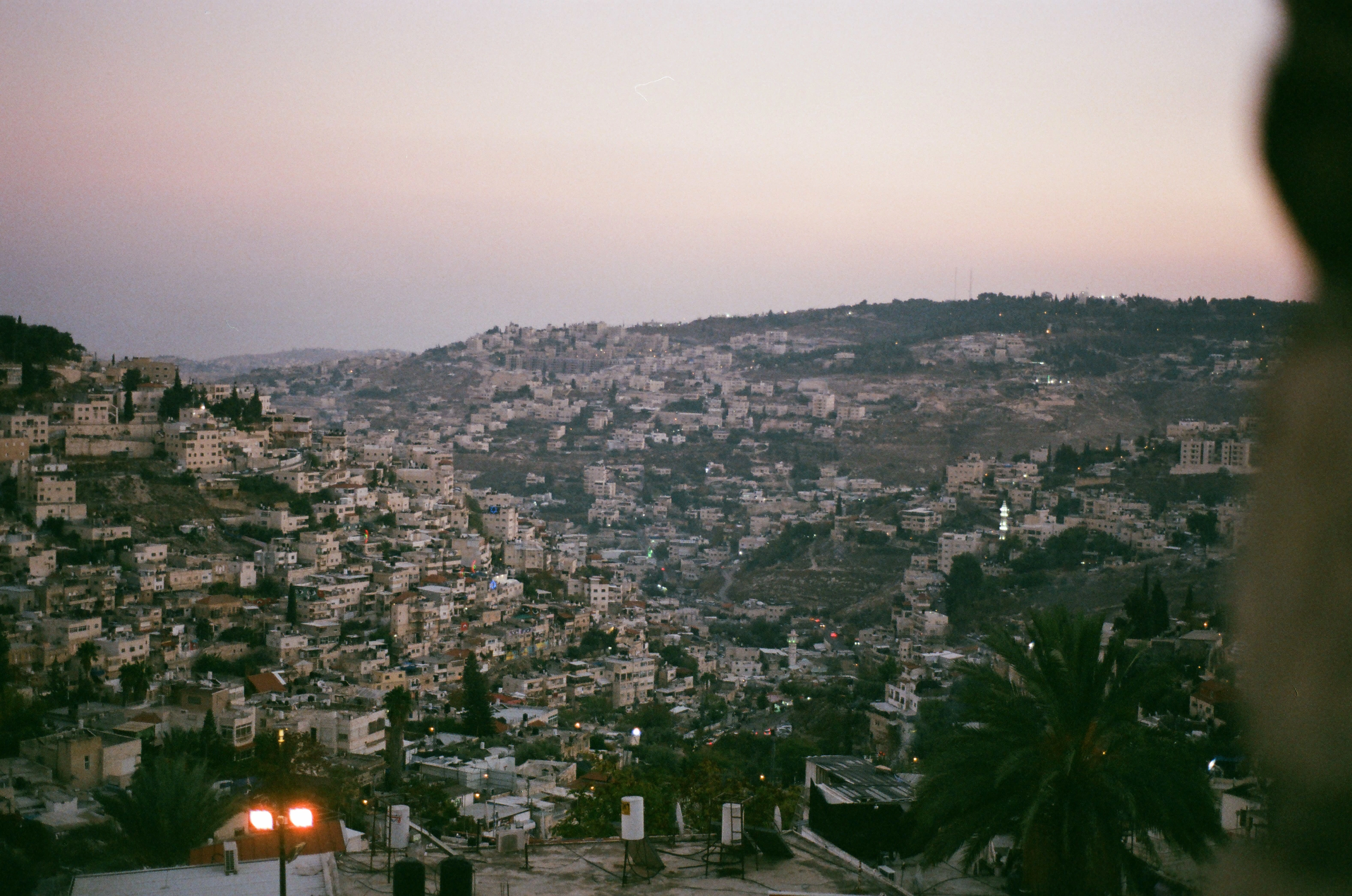 The view into Silwan.