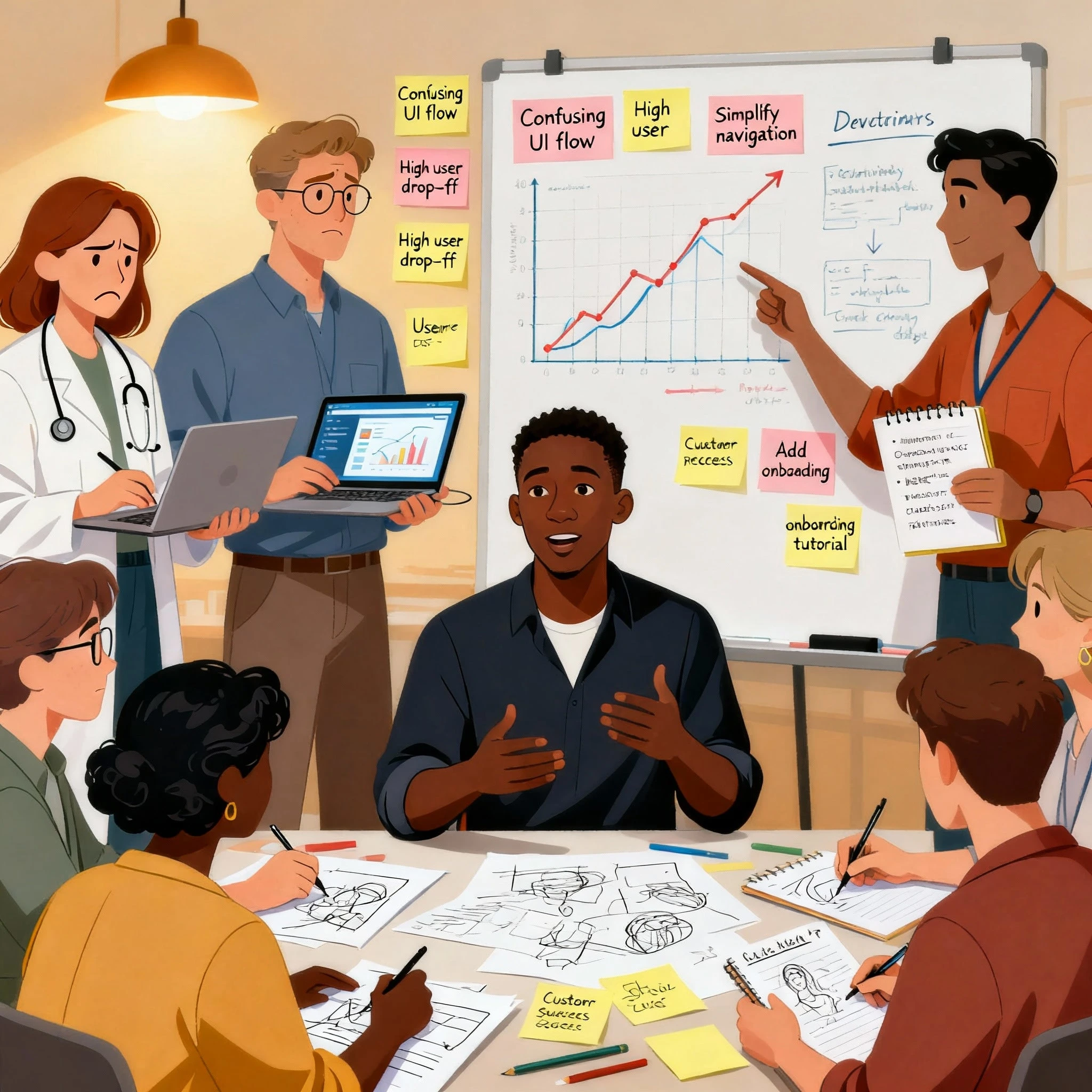 This is what my co-creation session can look like, pure chaos but the insights are generally great