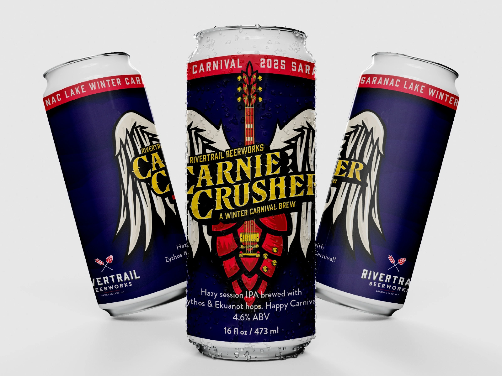 2025 Saranac Lake Winter Carnival Brew "Carnie Crusher."