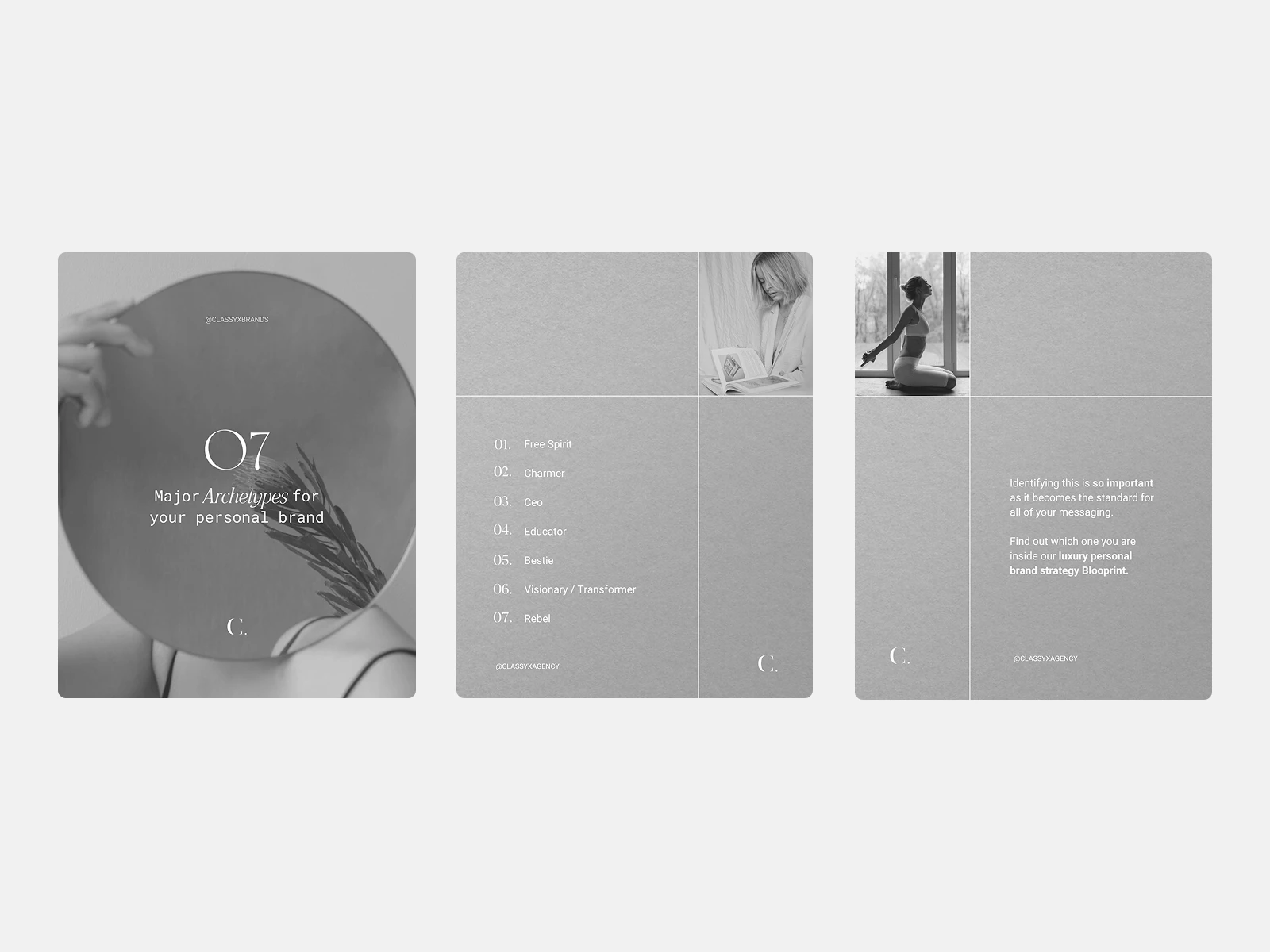 Instagram Carousels for Classyx PR Agency