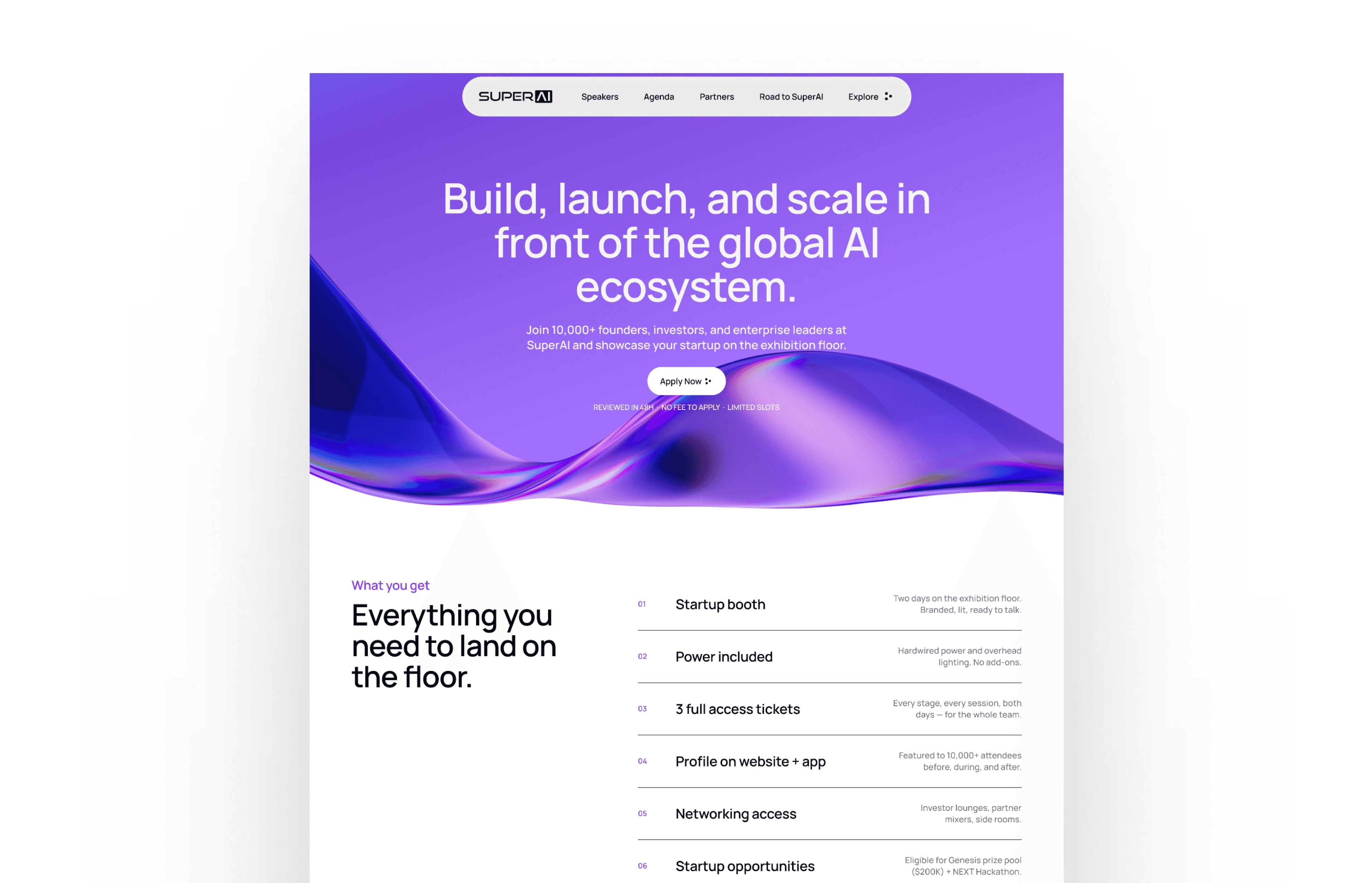 SuperAI brand work