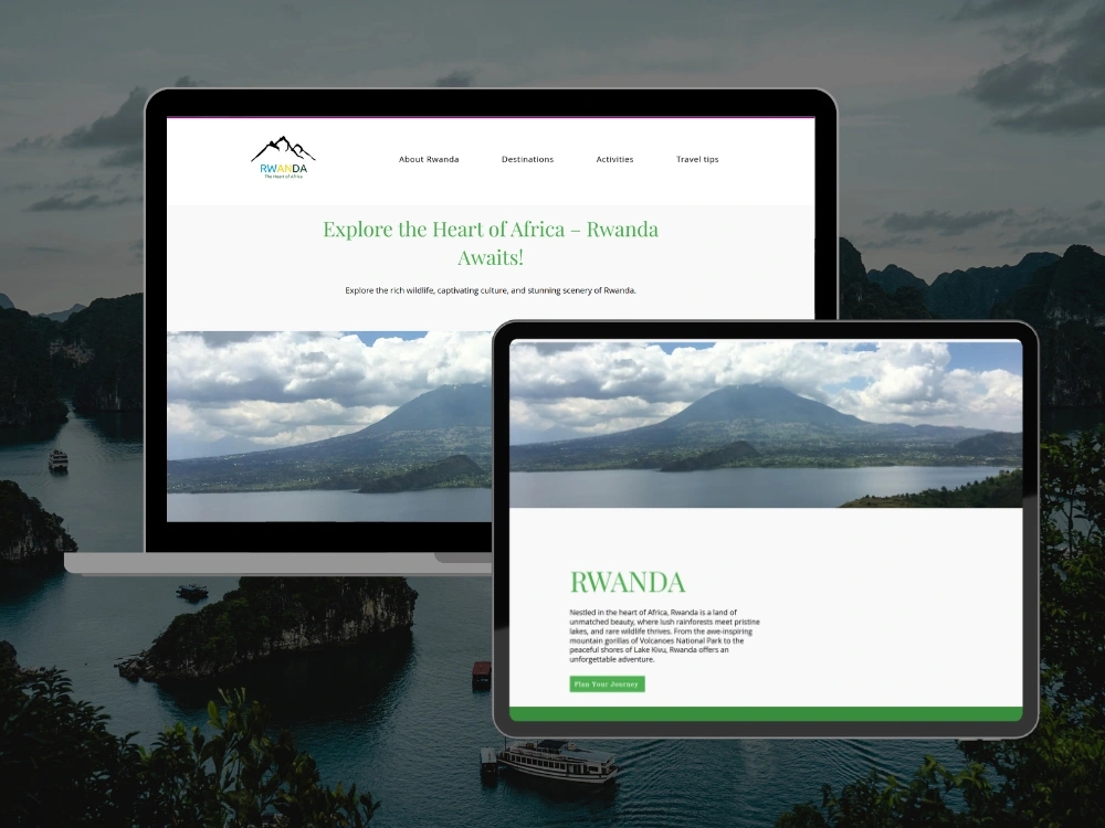 Custom Wix Tourism Website