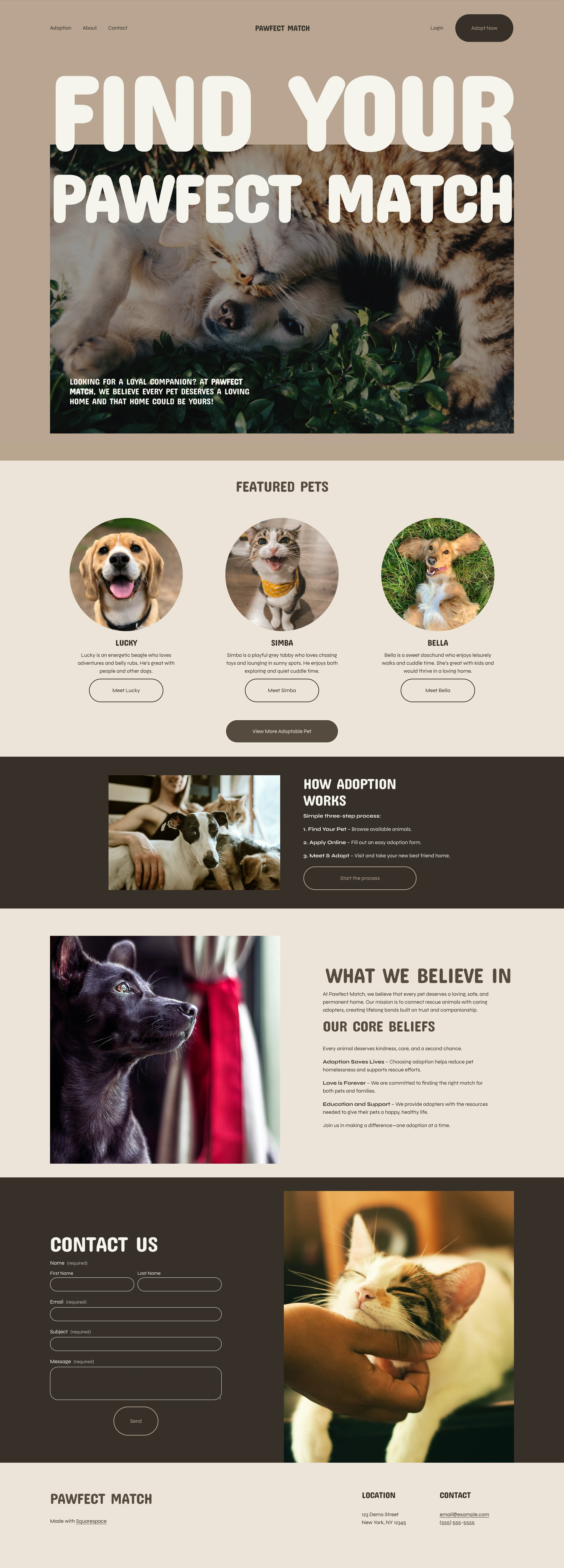 Desktop Landing Page