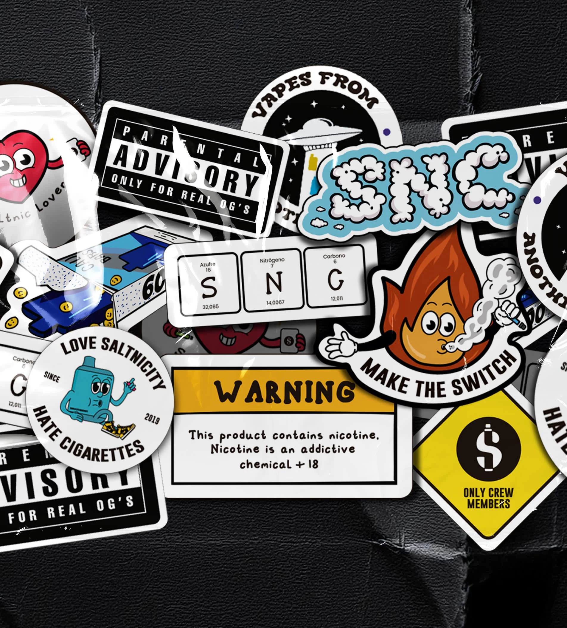 Stickers. Collab with Simón García