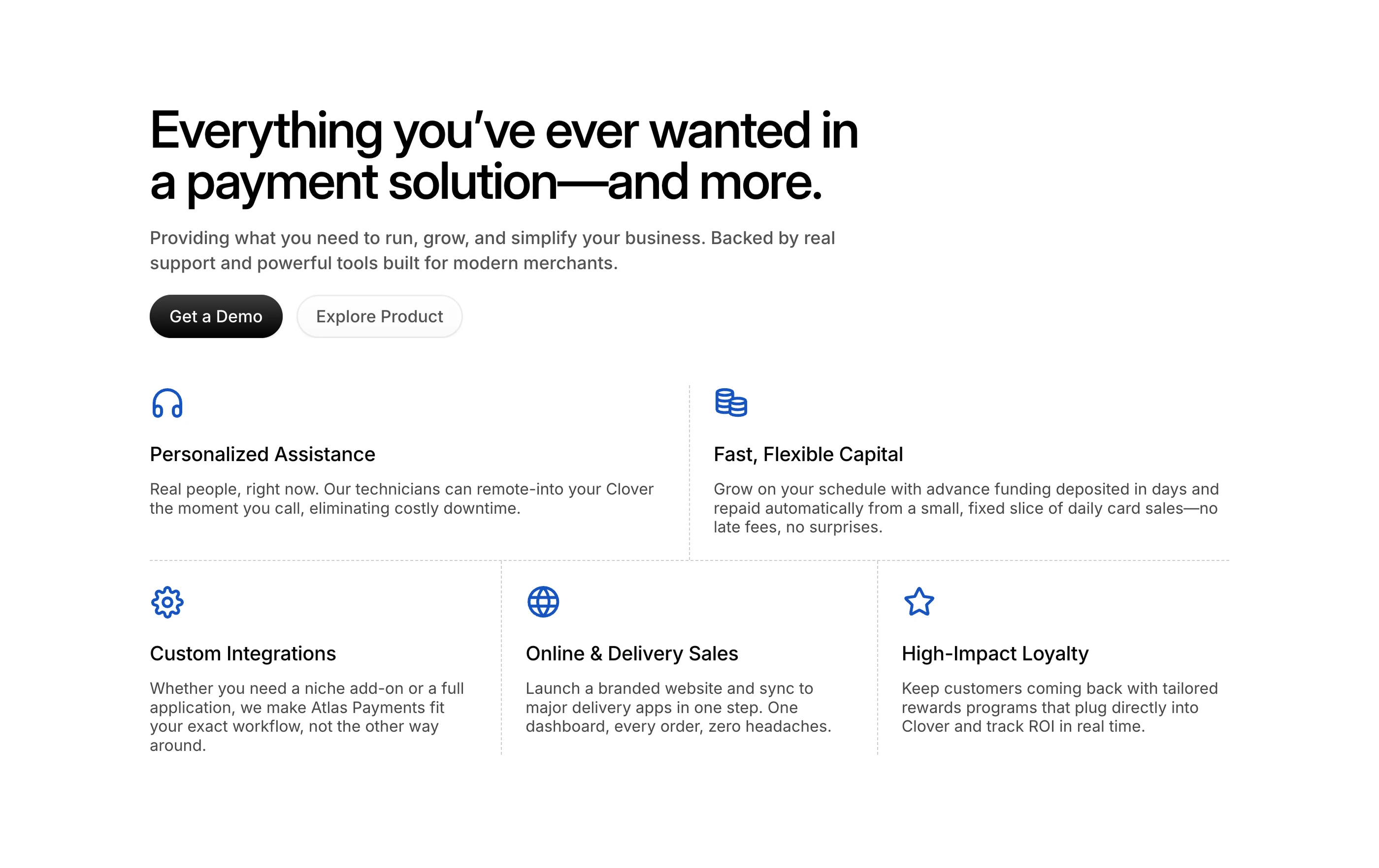 Home Page - Benefits Section