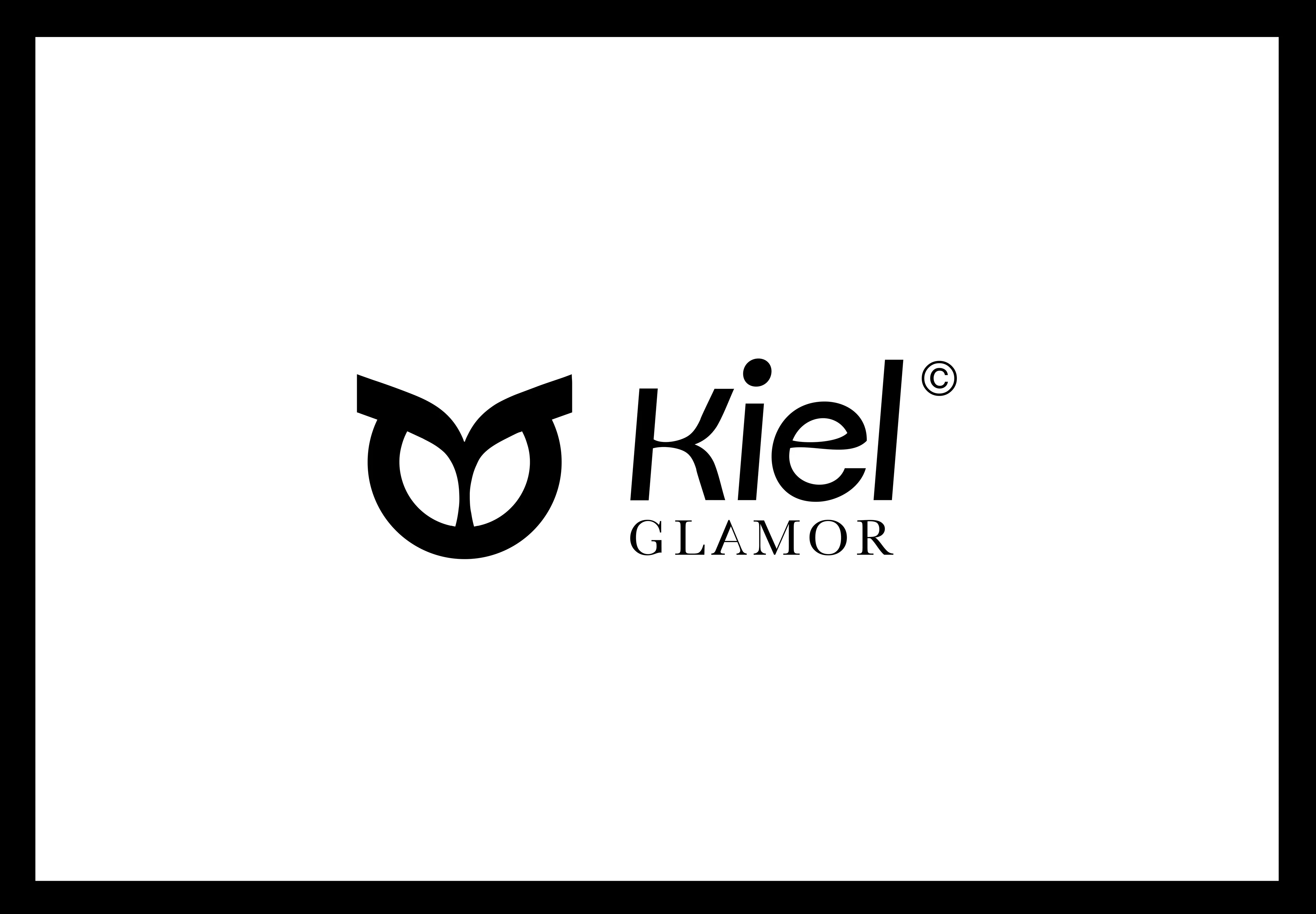 Brand logo on white layer