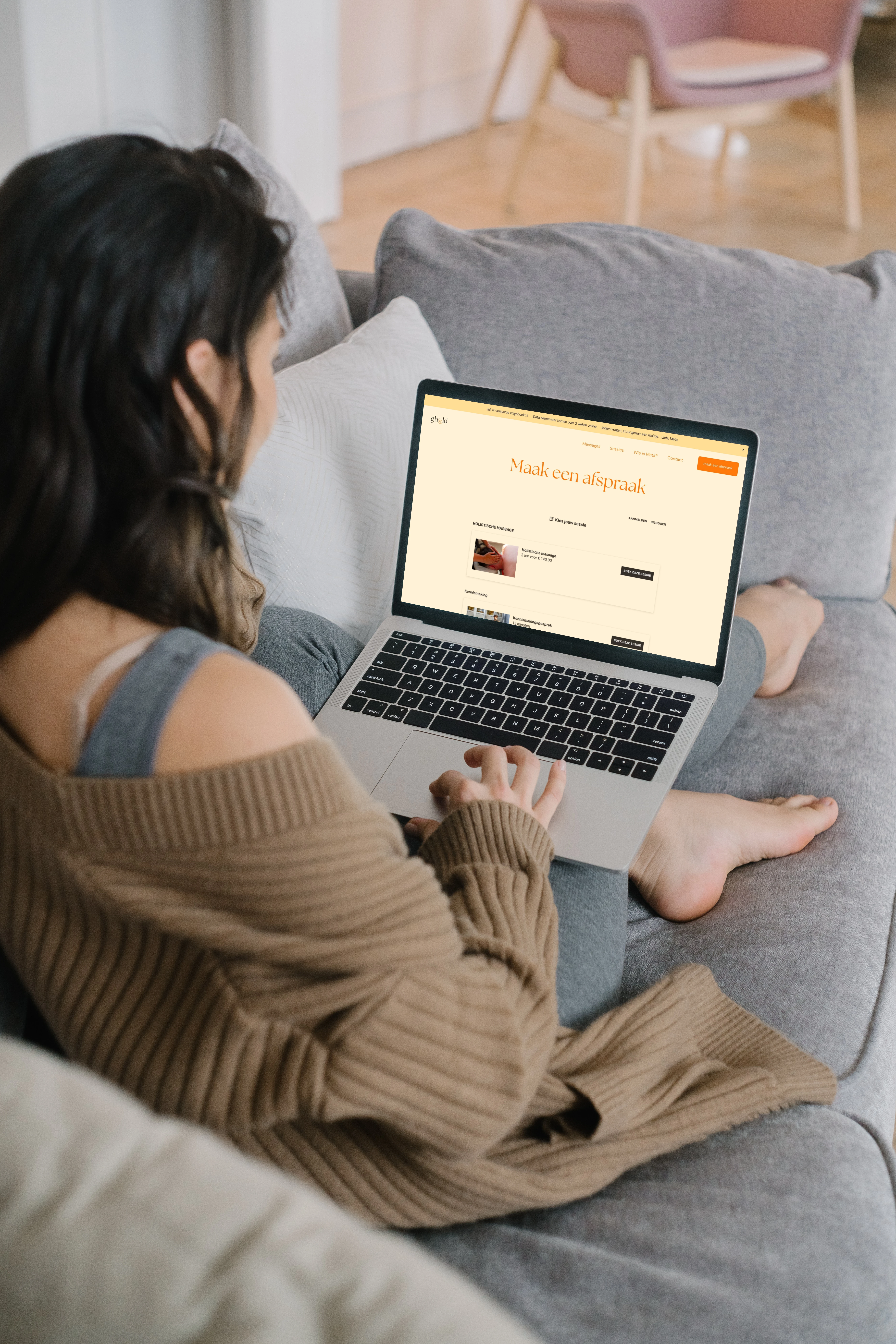 Meta’s Premium website was expanded with Scheduling, giving her clients a seamless way to book appointments.