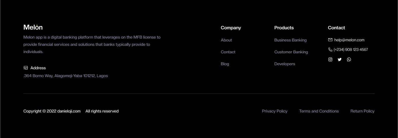 Section- Footer.
