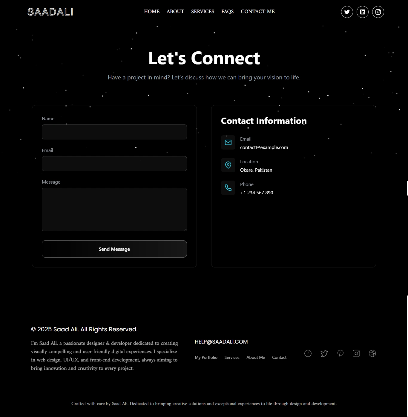 Contact Page