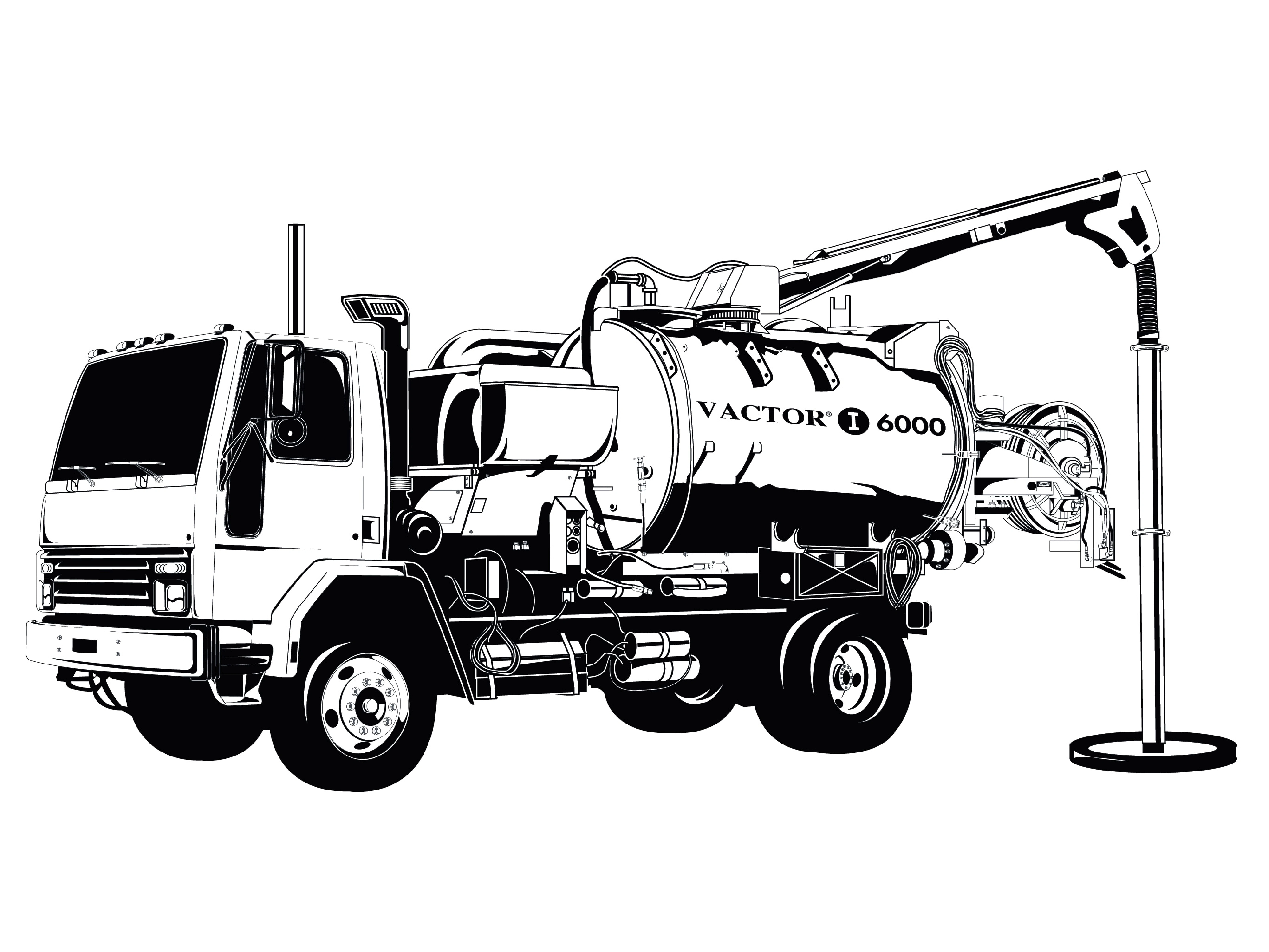Digital Illustration of Machine