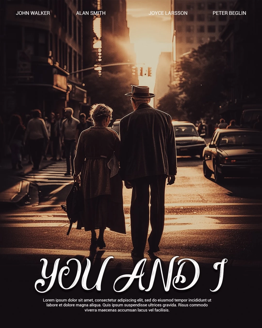 A Romantic Movie Poster Designed by me